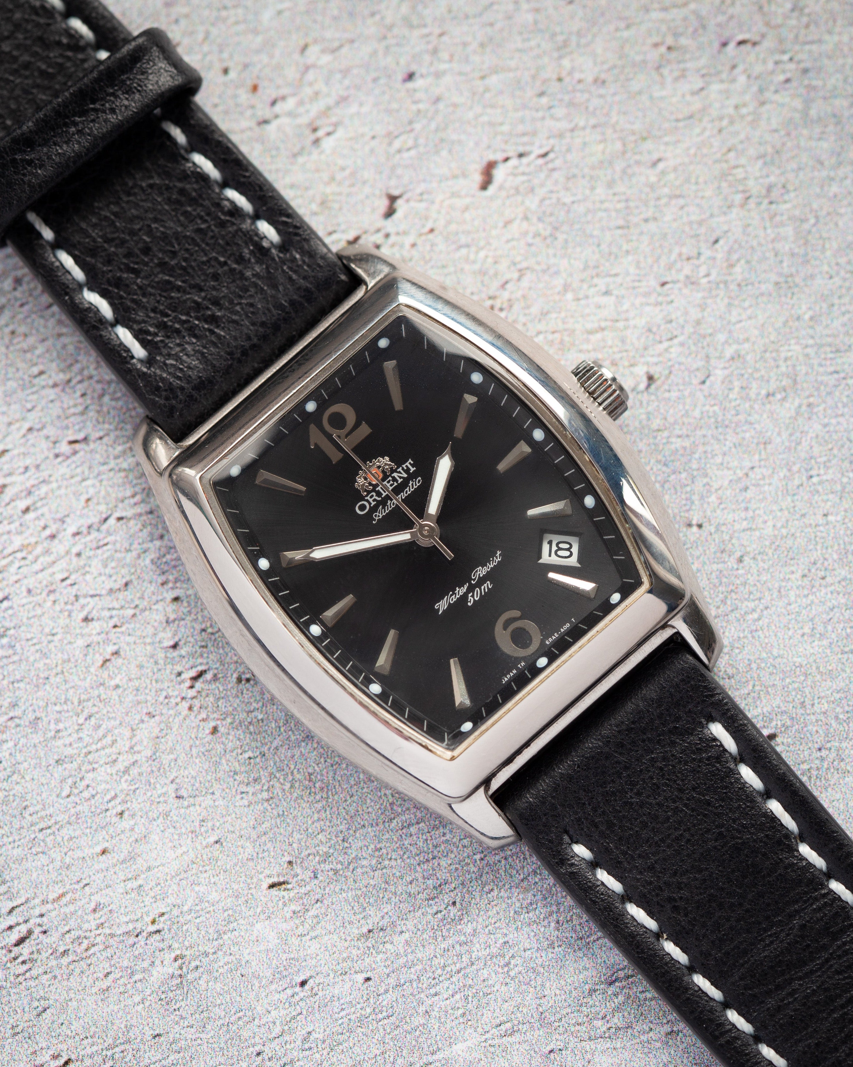 Automatic Vintage "Orient" Watch, Mens Square Watch - VintageDuMarko