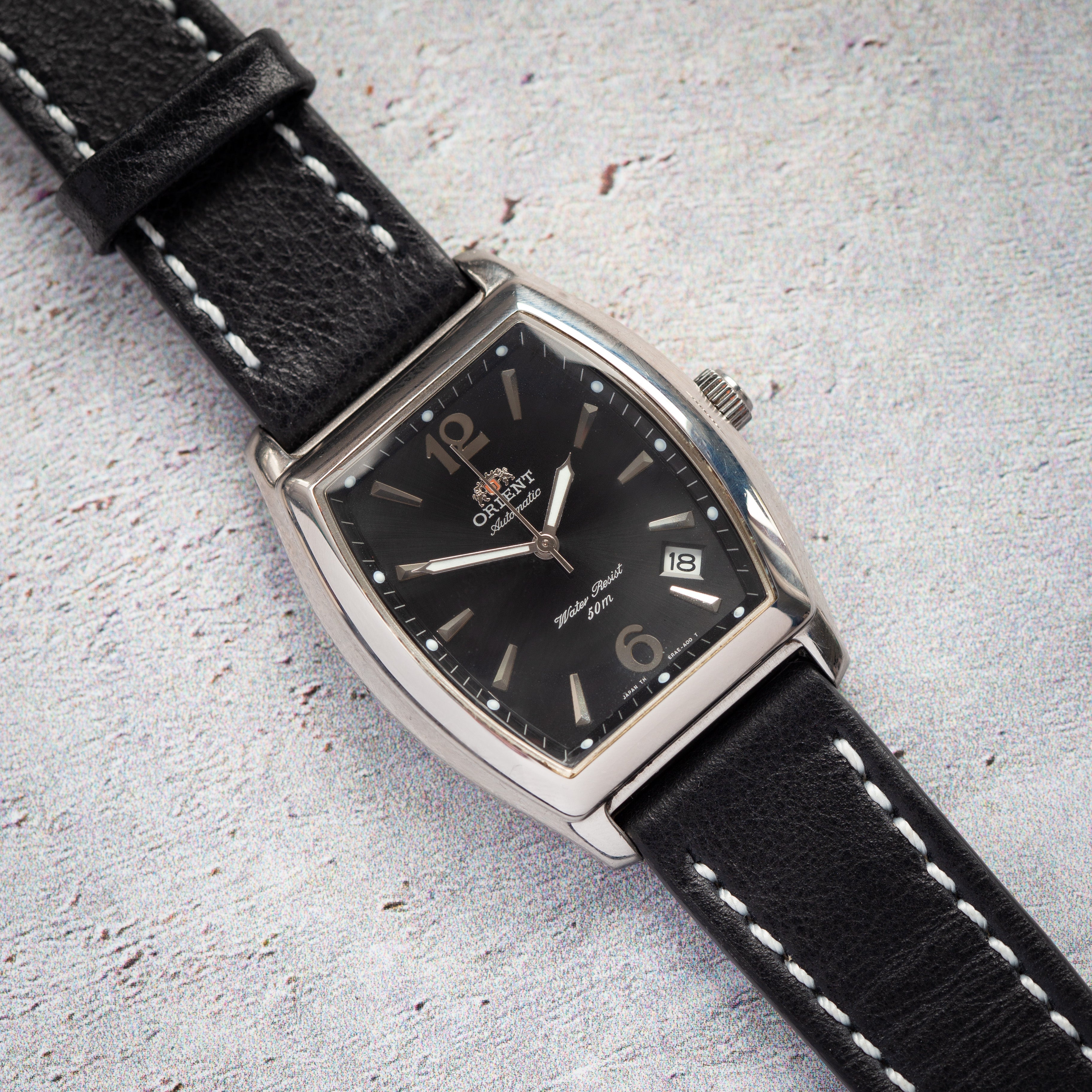 Automatic Vintage "Orient" Watch, Mens Square Watch - VintageDuMarko