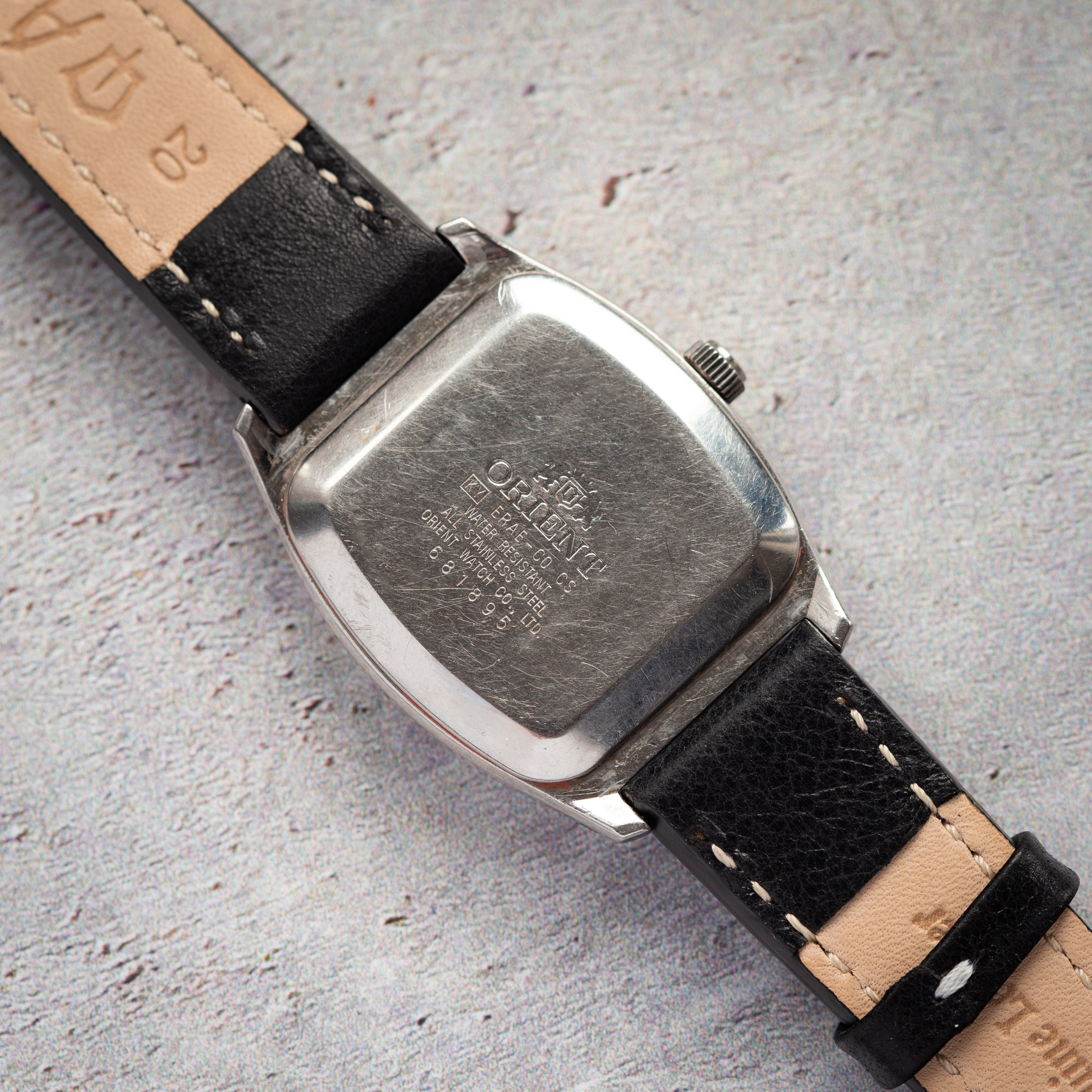 Automatic Vintage "Orient" Watch, Mens Square Watch - VintageDuMarko