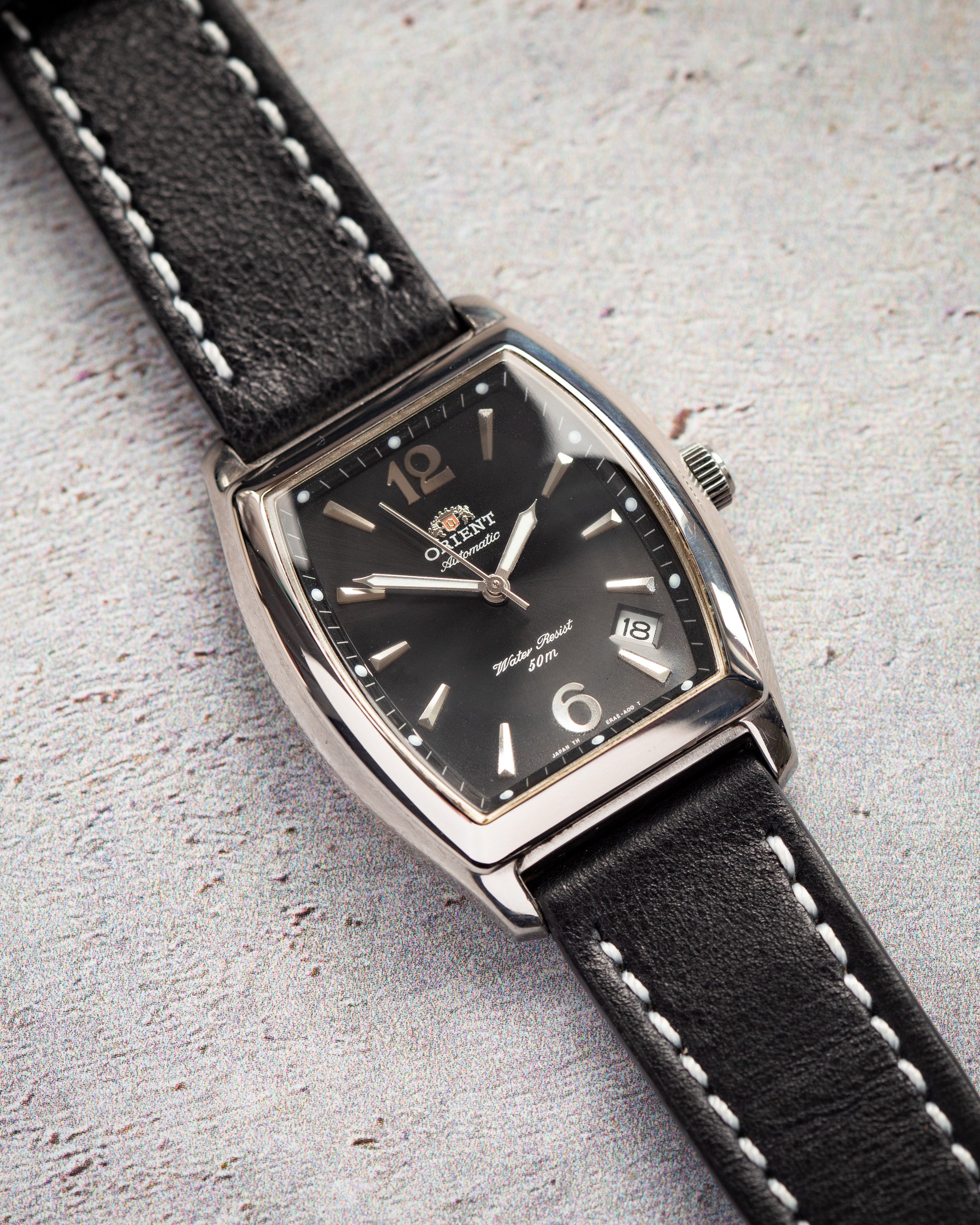 Automatic Vintage "Orient" Watch, Mens Square Watch - VintageDuMarko