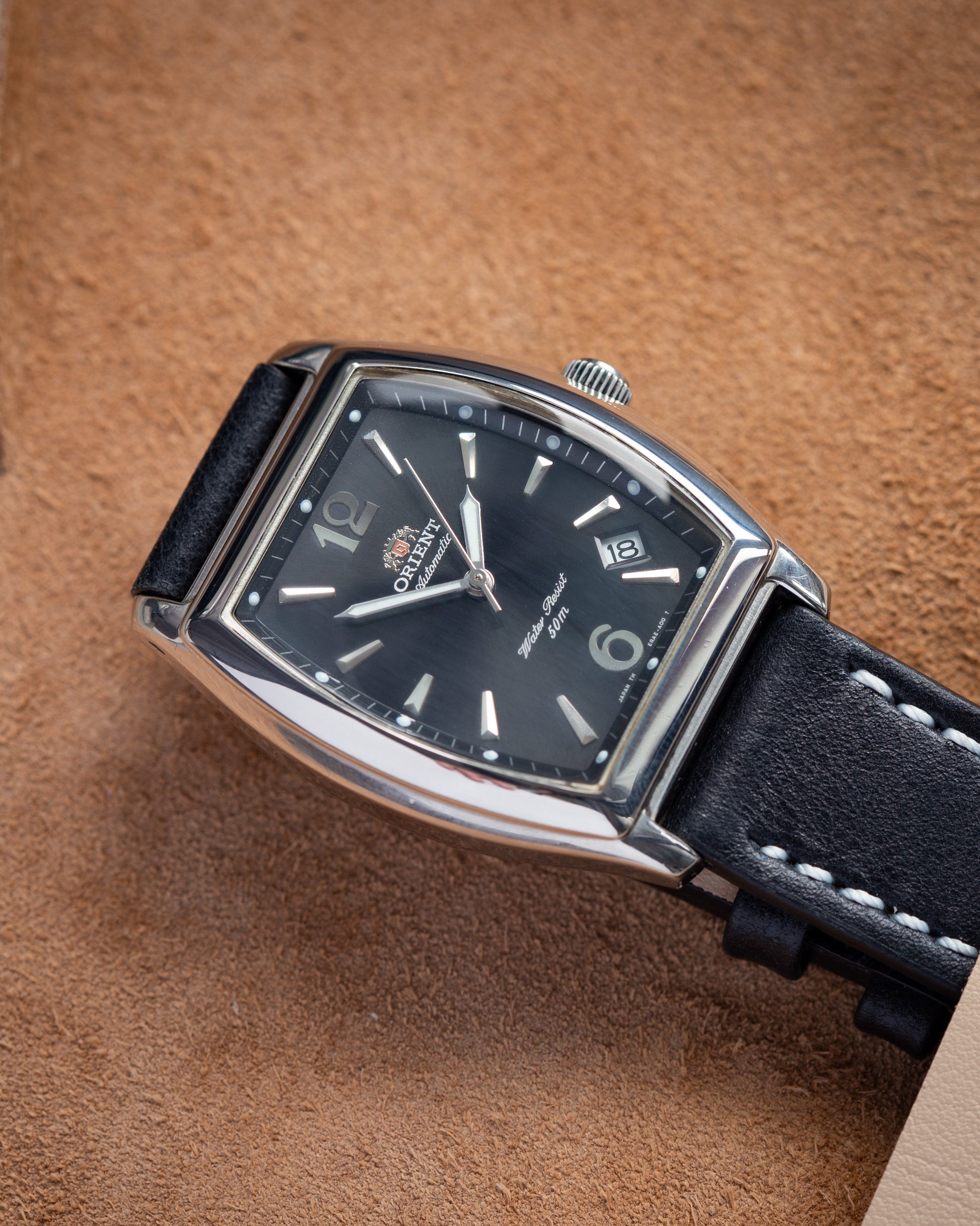 Automatic Vintage "Orient" Watch, Mens Square Watch - VintageDuMarko