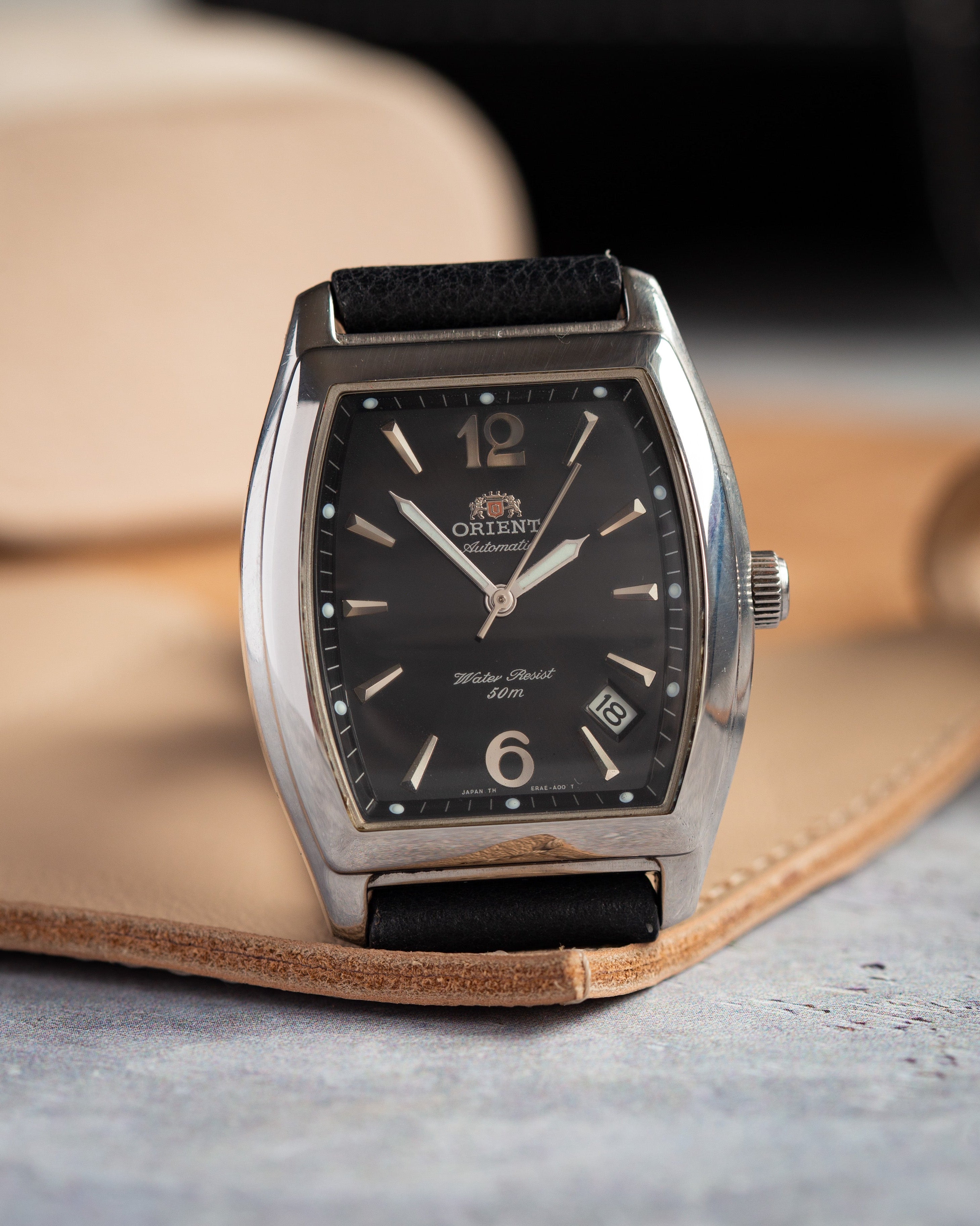 Automatic Vintage "Orient" Watch, Mens Square Watch - VintageDuMarko