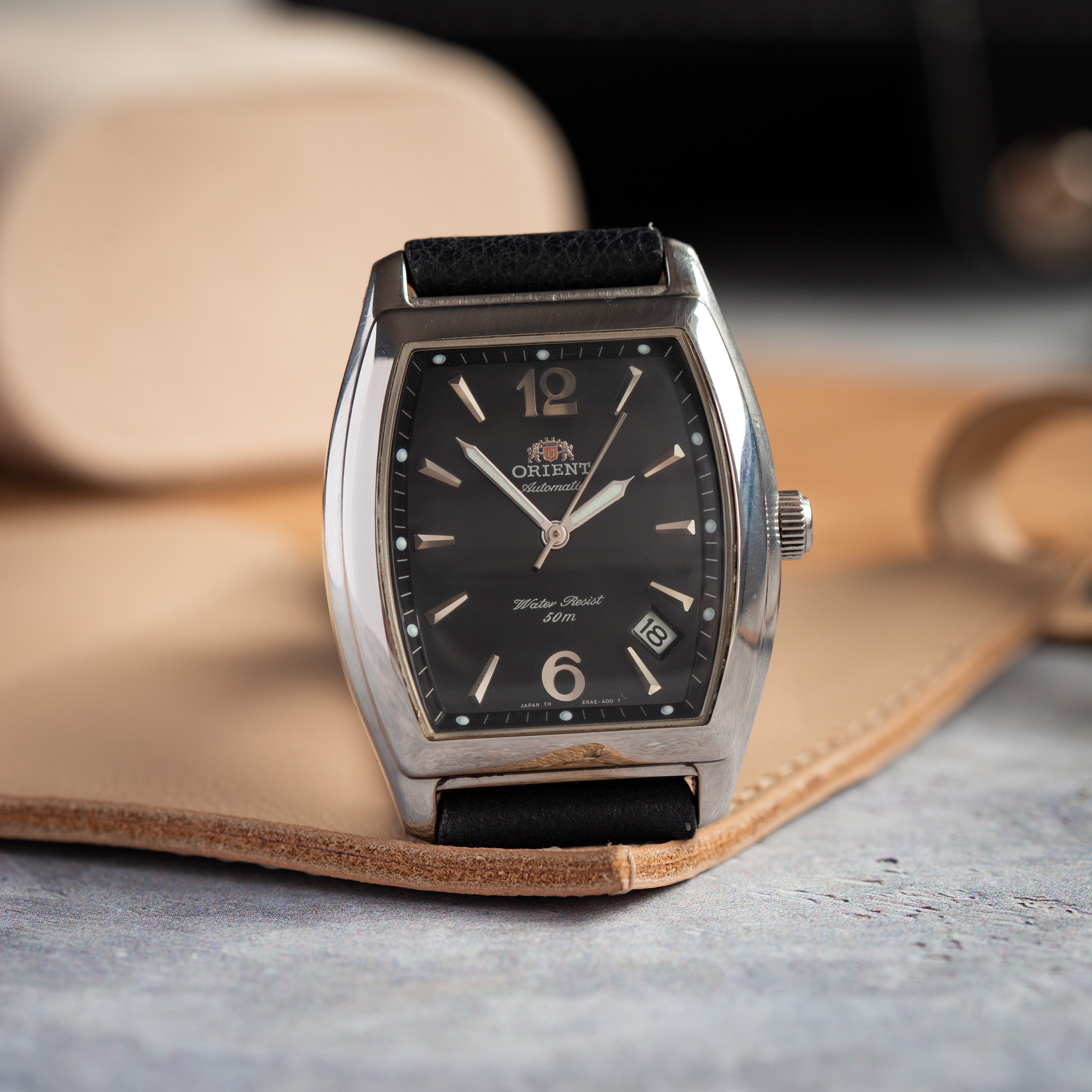 Automatic Vintage "Orient" Watch, Mens Square Watch - VintageDuMarko