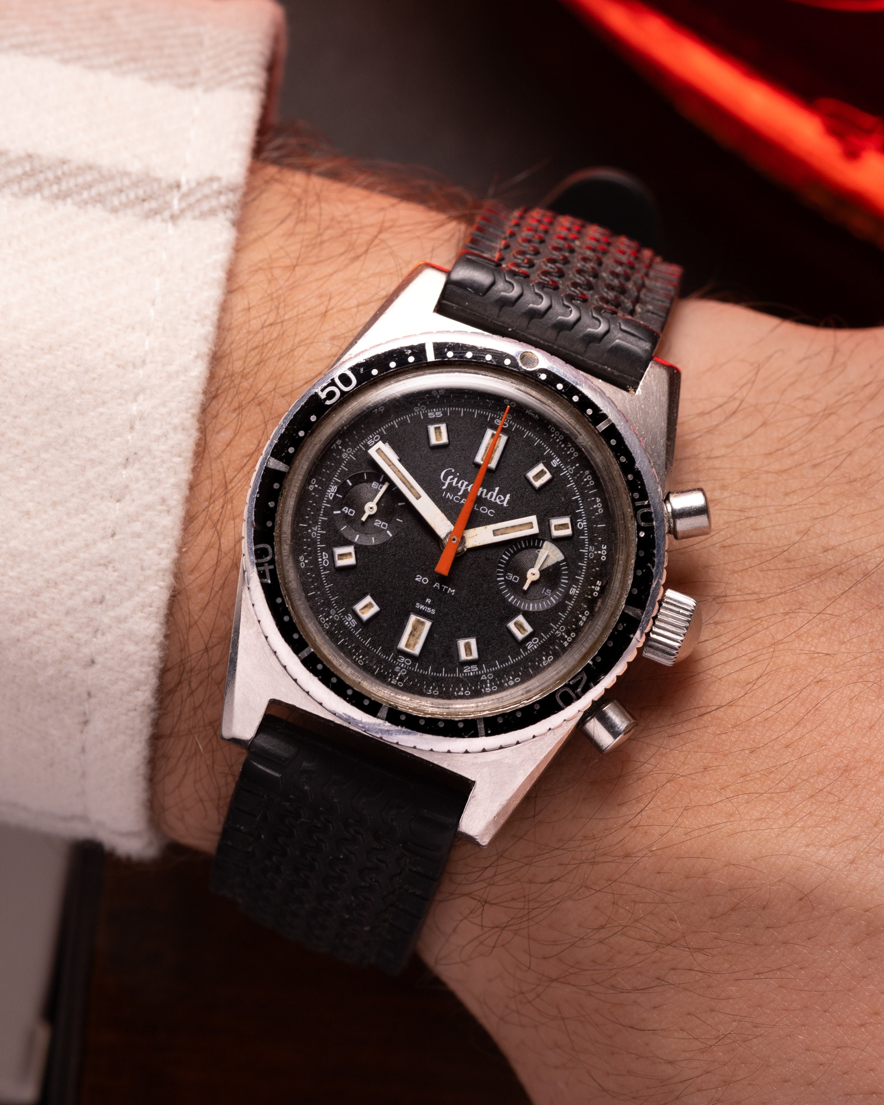 "Chronograph Gigandet" Rare Vintage Swiss Watch - VintageDuMarko