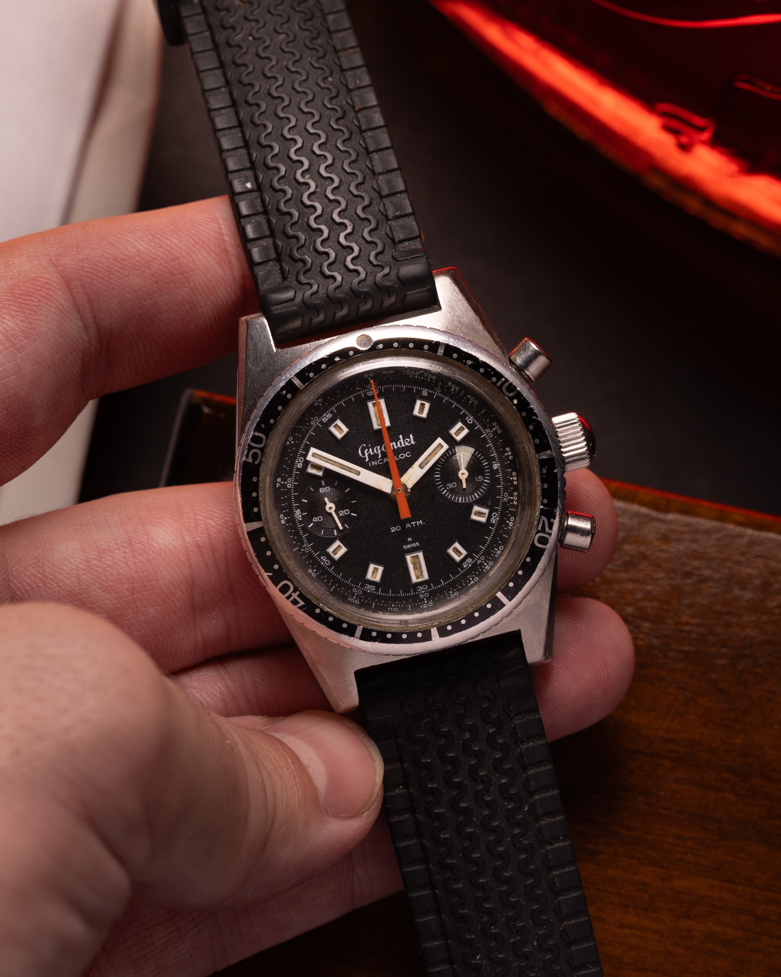 "Chronograph Gigandet" Rare Vintage Swiss Watch - VintageDuMarko