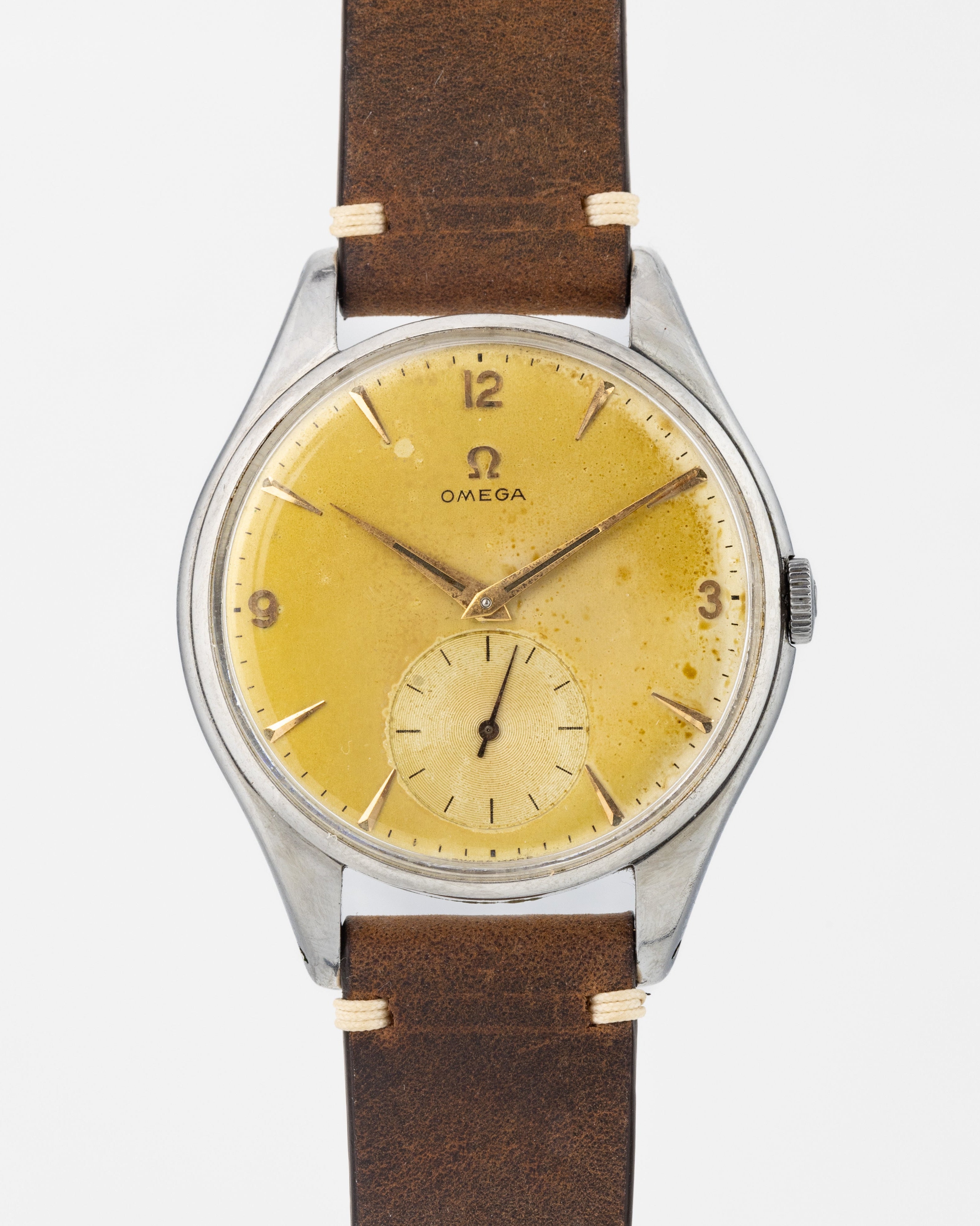 Luxe Omega Jumbo Watch from 1950's - Rare Swiss Watch for Collection - VintageDuMarko