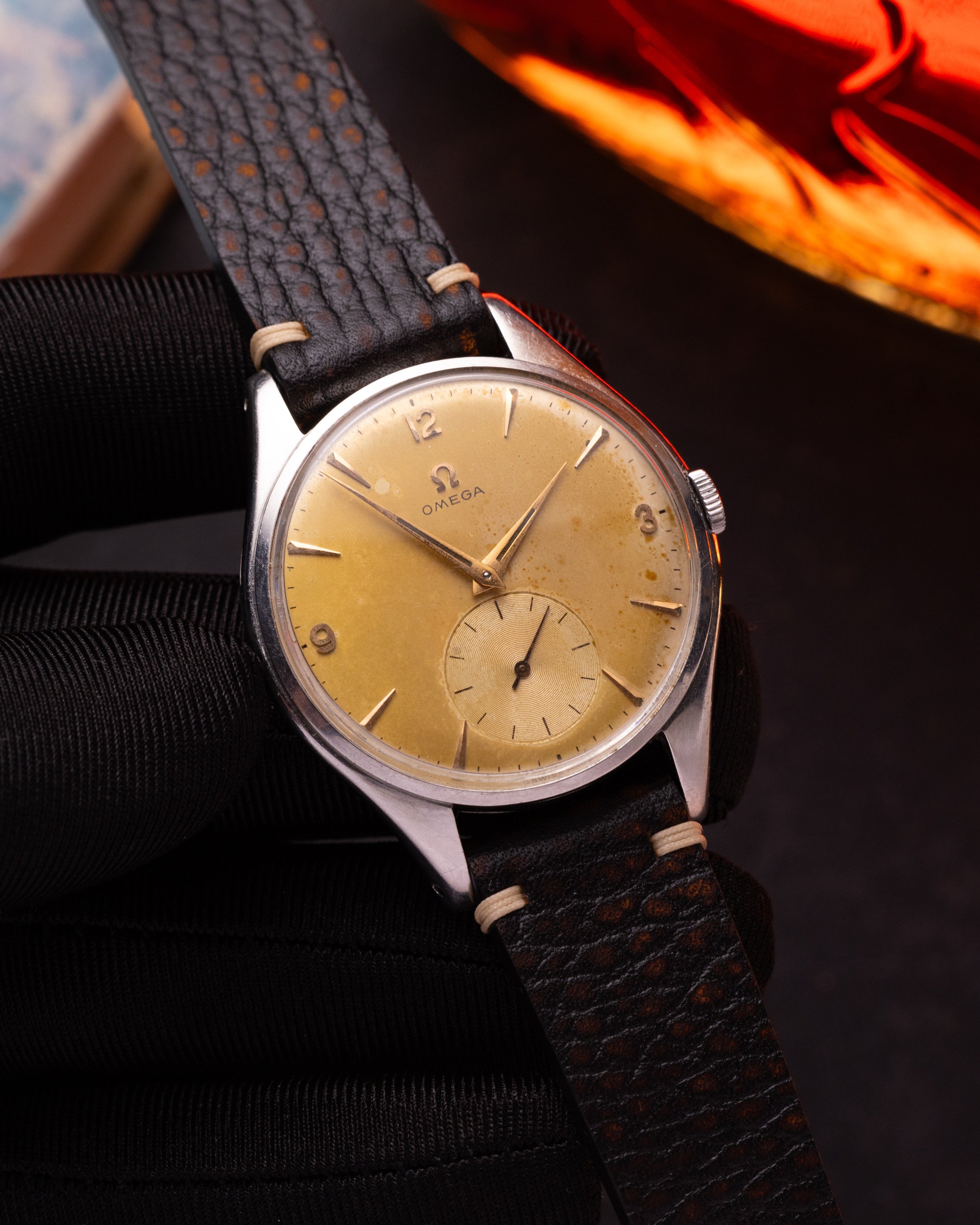 Luxe Omega Jumbo Watch from 1950's - Rare Swiss Watch for Collection - VintageDuMarko