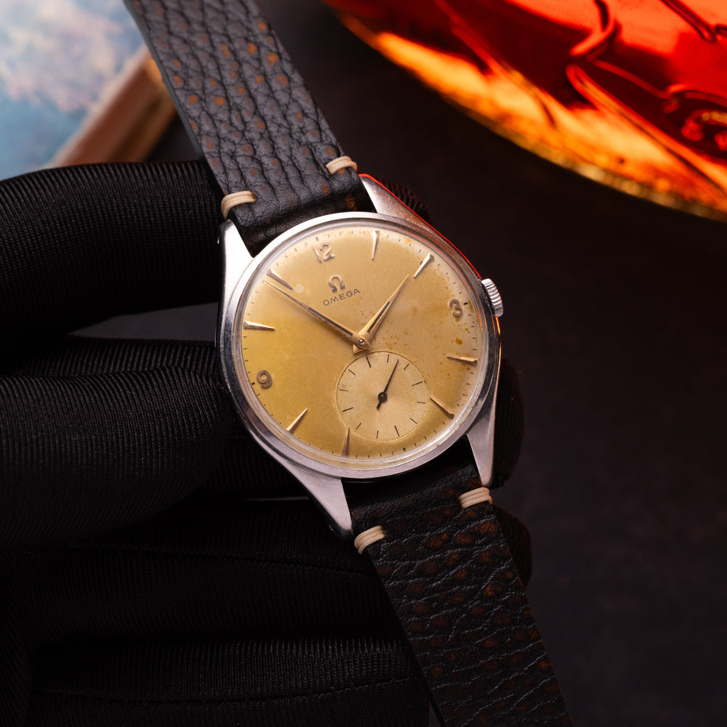 Luxe Omega Jumbo Watch from 1950's - Rare Swiss Watch for Collection - VintageDuMarko