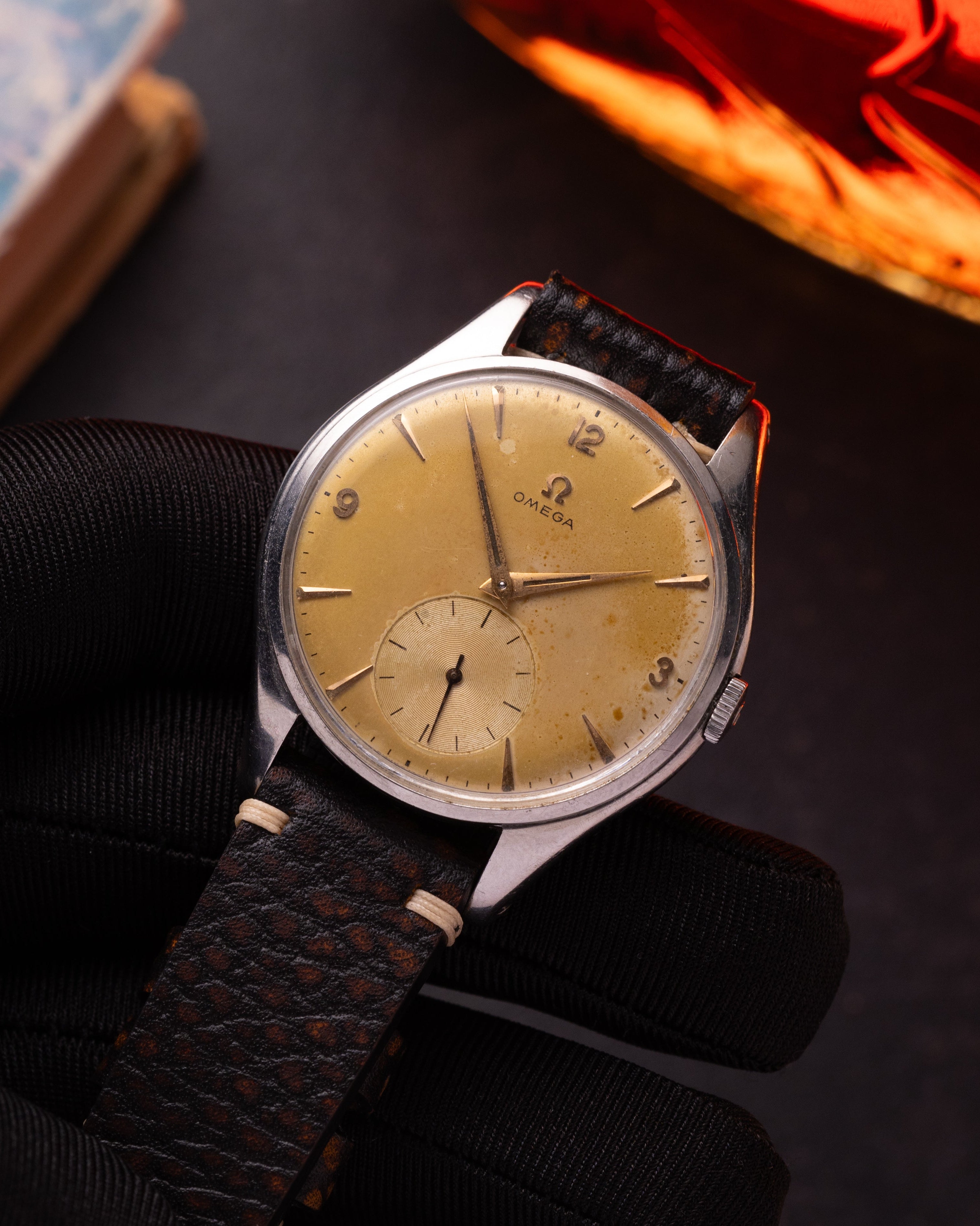 Luxe Omega Jumbo Watch from 1950's - Rare Swiss Watch for Collection - VintageDuMarko