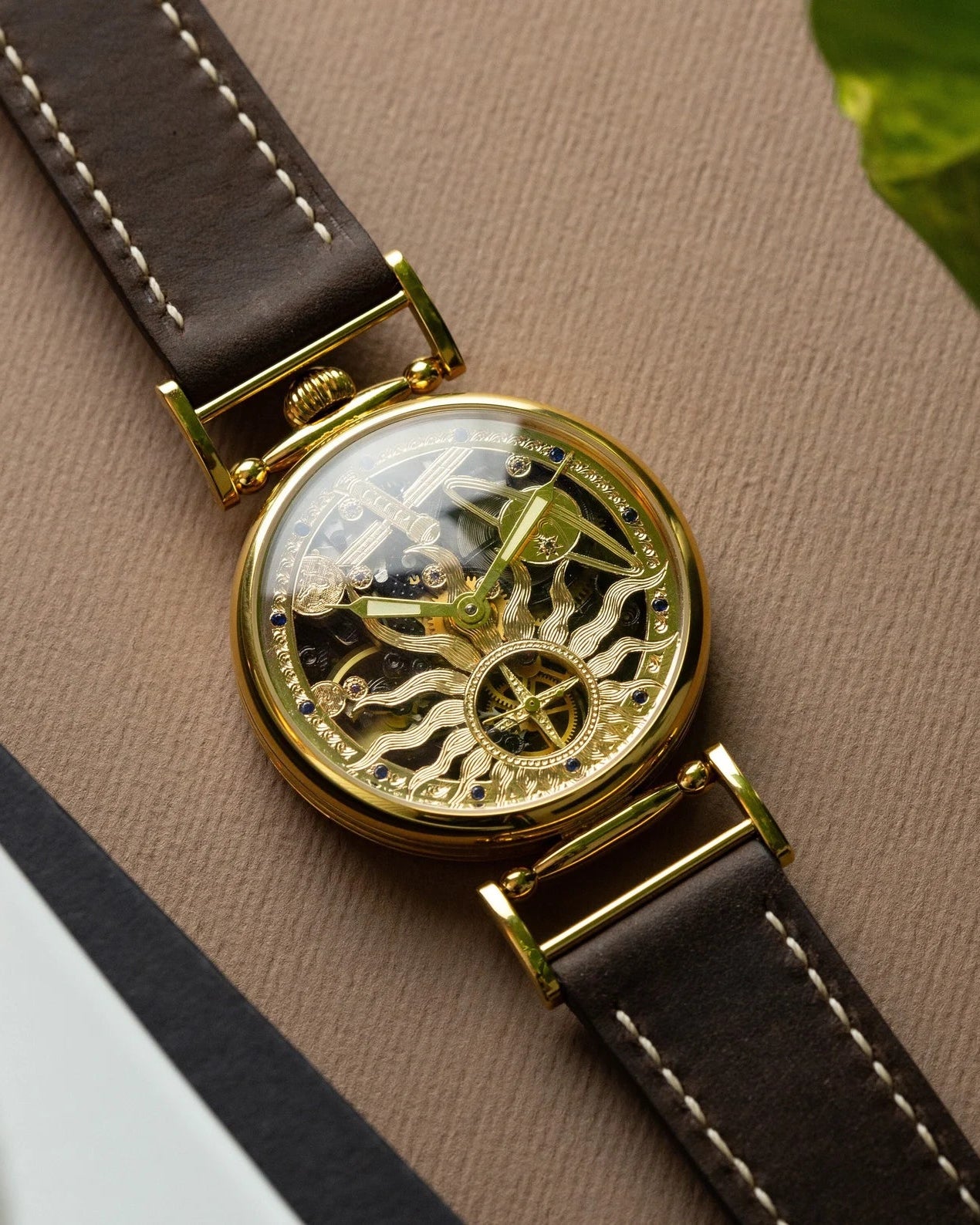 Men's Space Watch «Molnija Space» - Skeleton Watch - VintageDuMarko