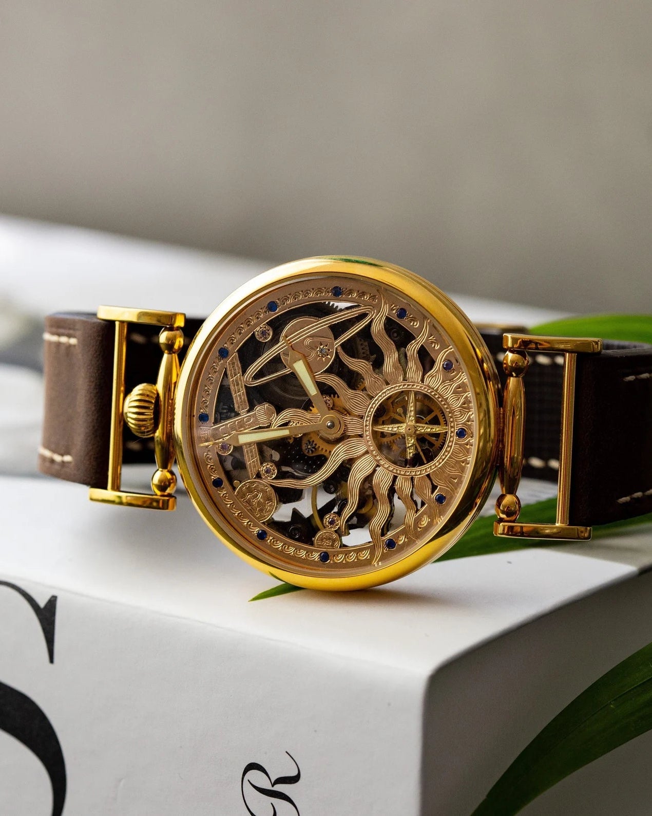 Men's Space Watch «Molnija Space» - Skeleton Watch - VintageDuMarko