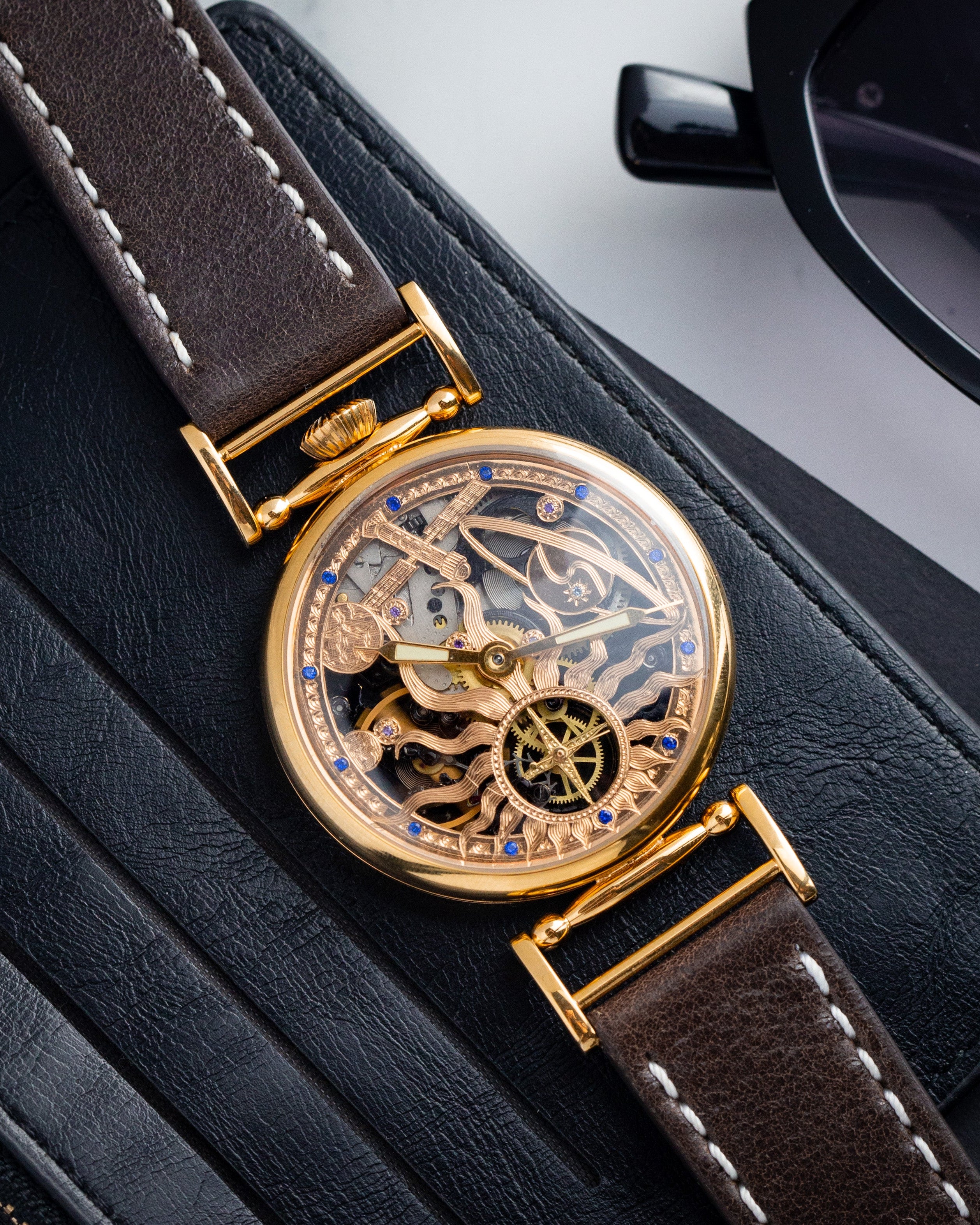 Men's Space Watch «Molnija Space» - Skeleton Watch - VintageDuMarko