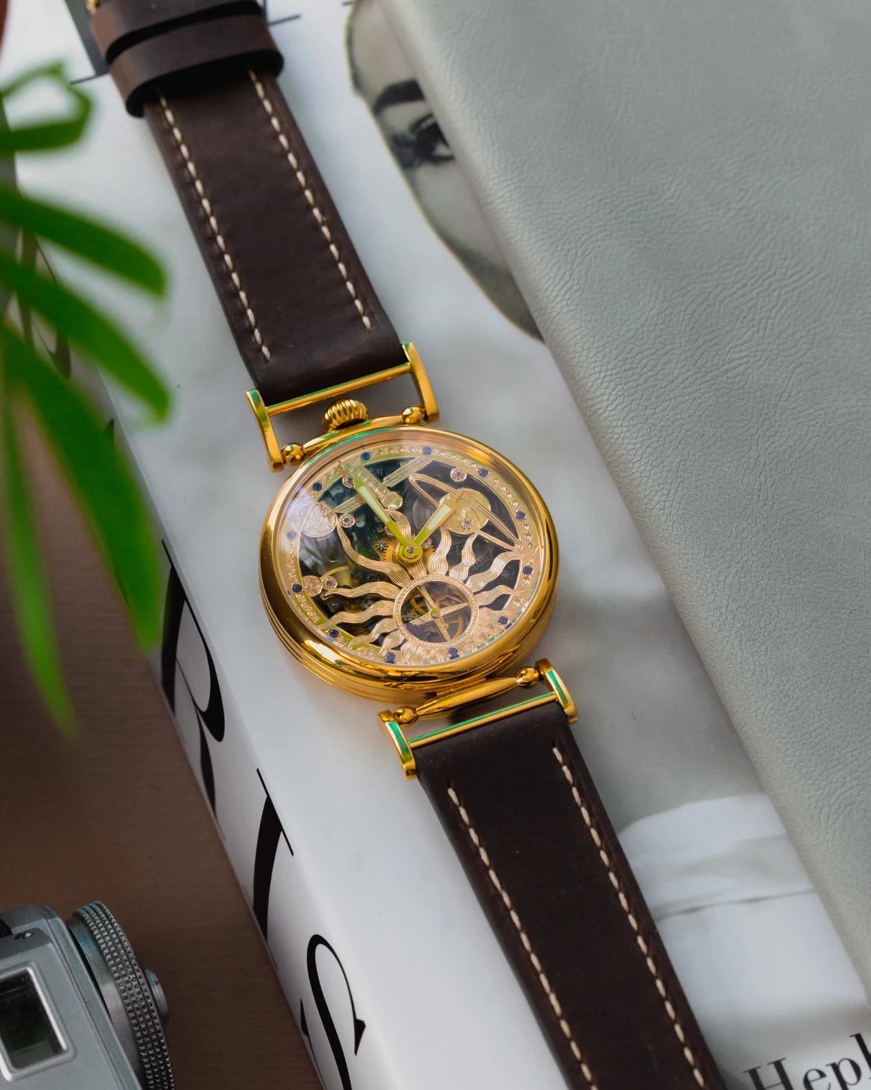 Men's Space Watch «Molnija Space» - Skeleton Watch - VintageDuMarko