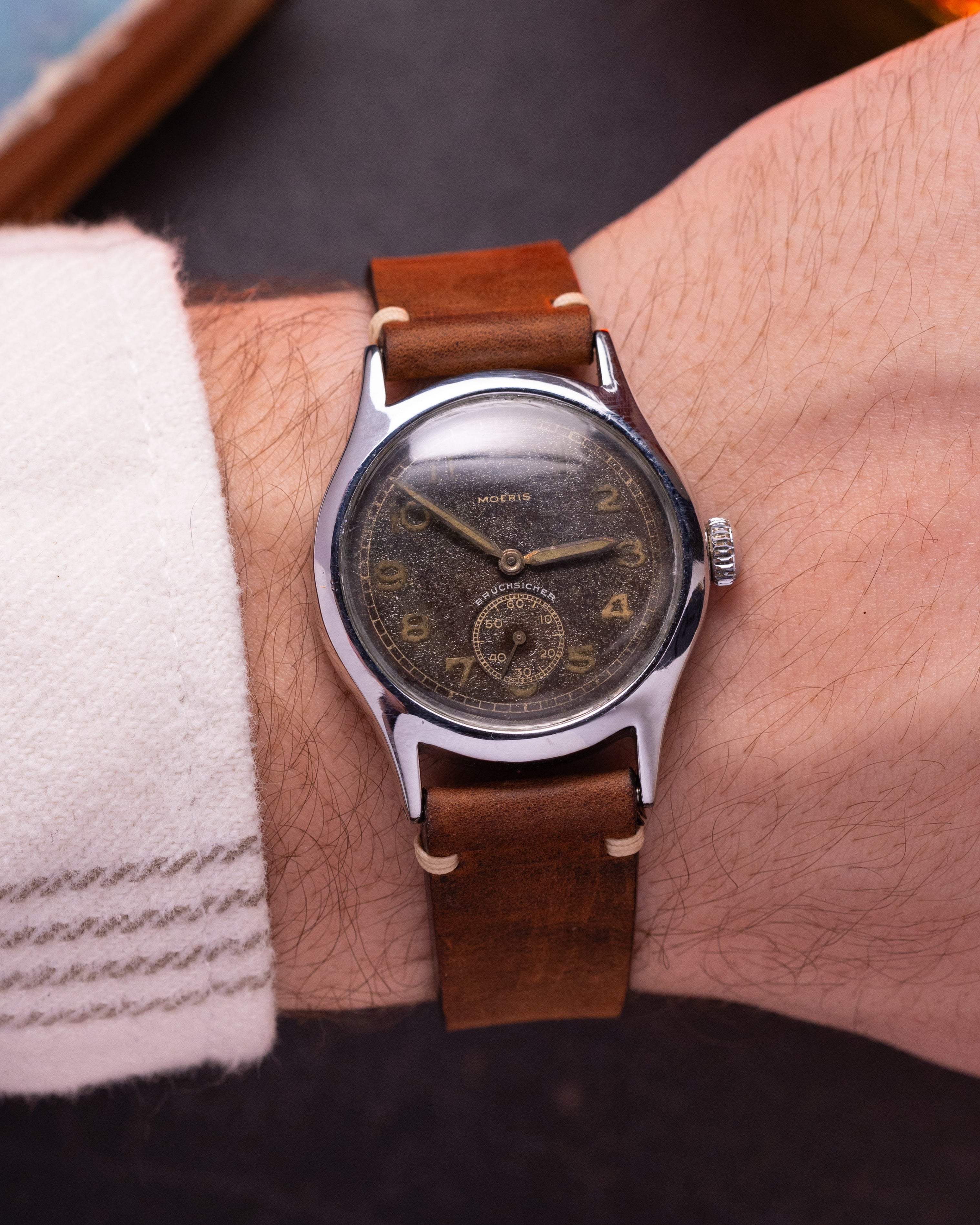 Military "Moeris DH" watch from 1940s - VintageDuMarko