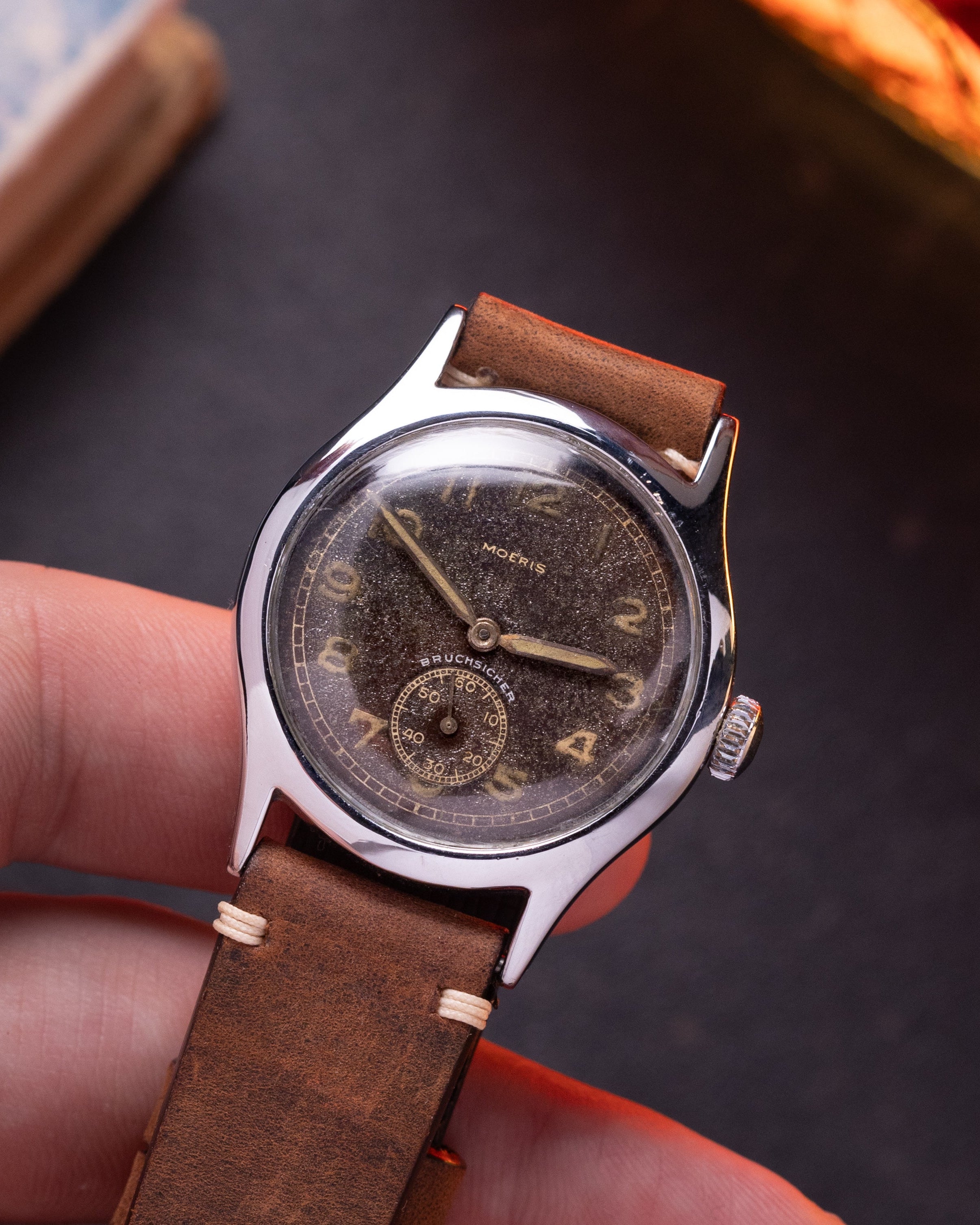 Military "Moeris DH" watch from 1940s - VintageDuMarko
