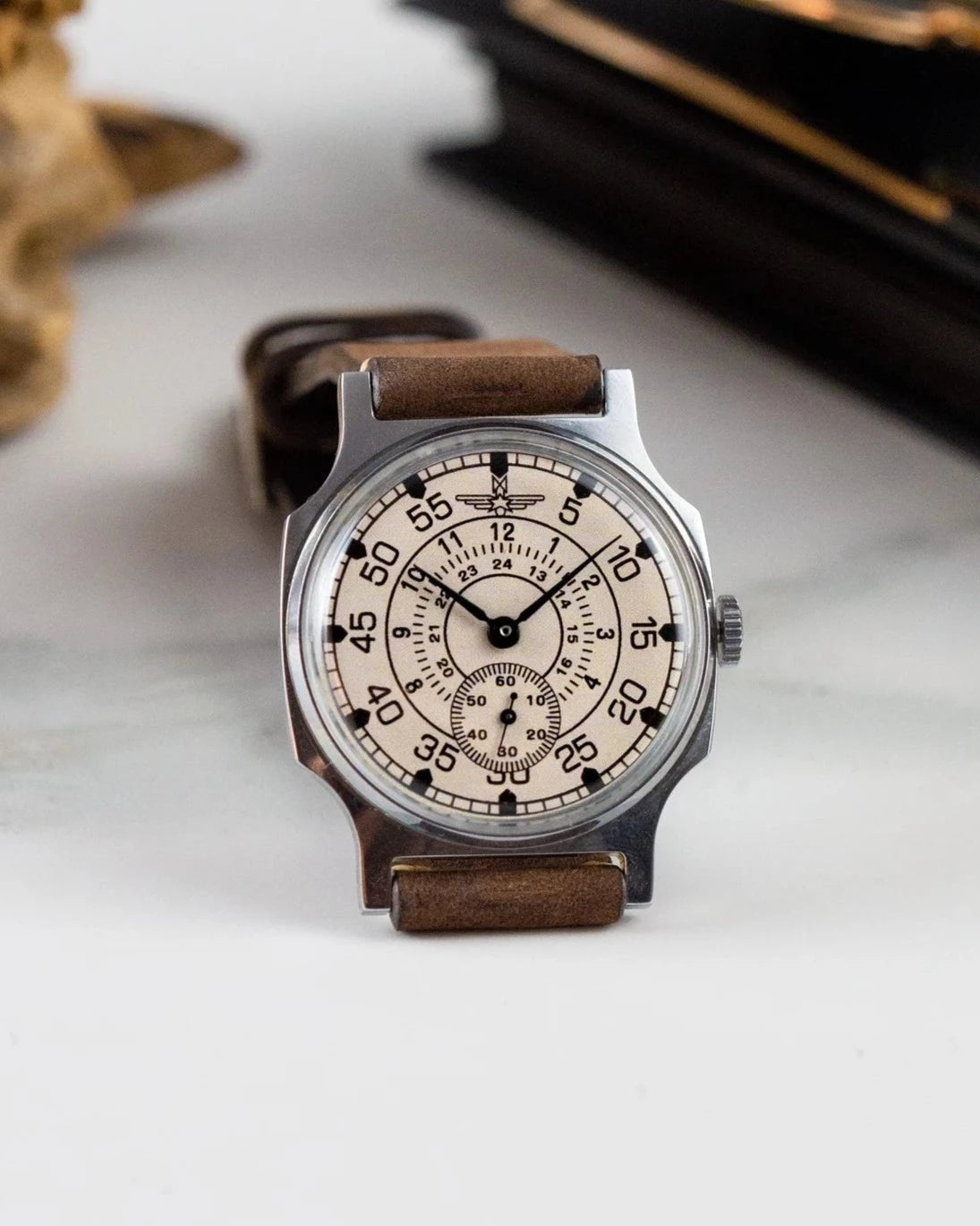 NOS Vintage Military Watch "Pobeda Sturmanskie", Antique Wrist Watch - VintageDuMarko