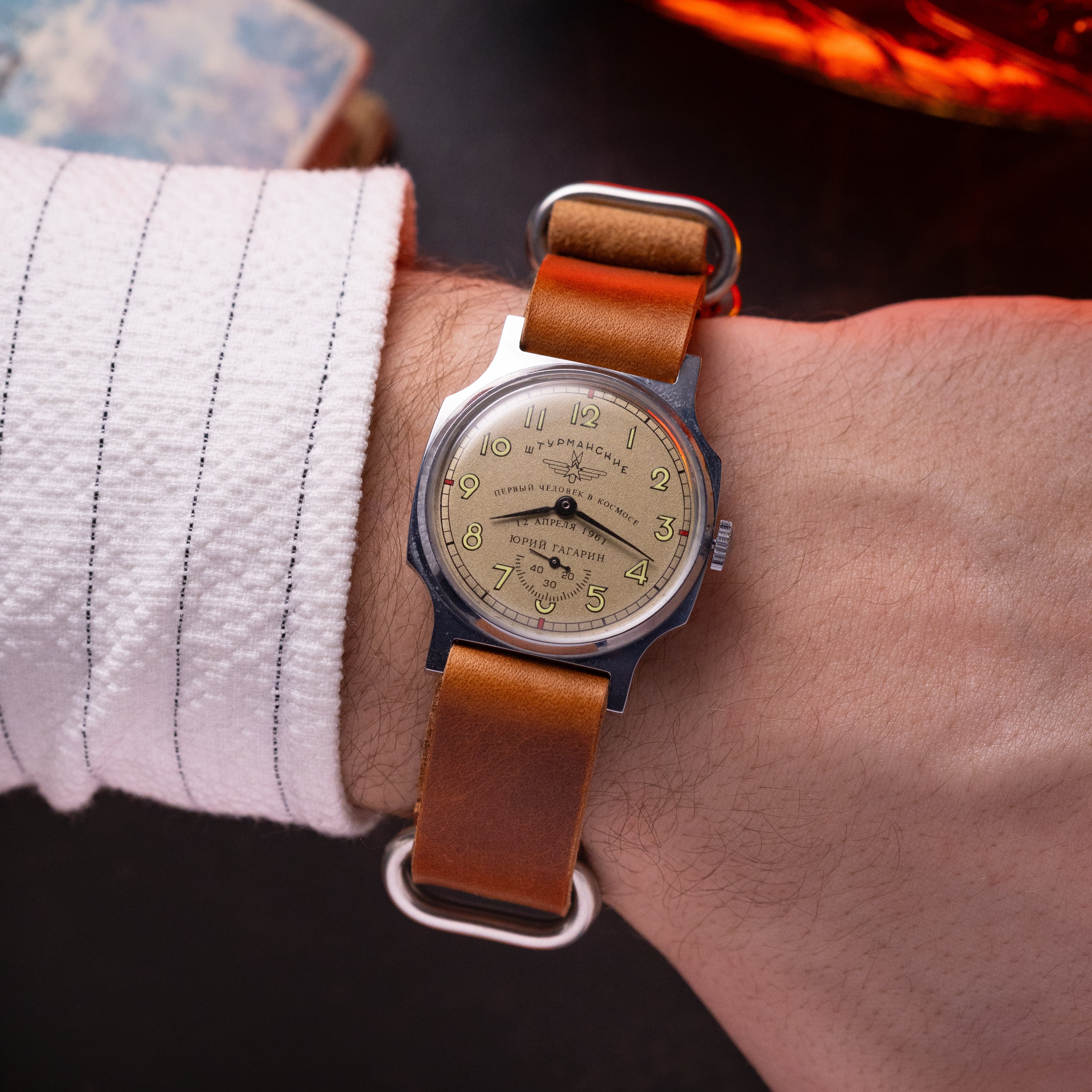 NOS Vintage Watch Pobeda "STURMANSKIE" Gagarin - VintageDuMarko