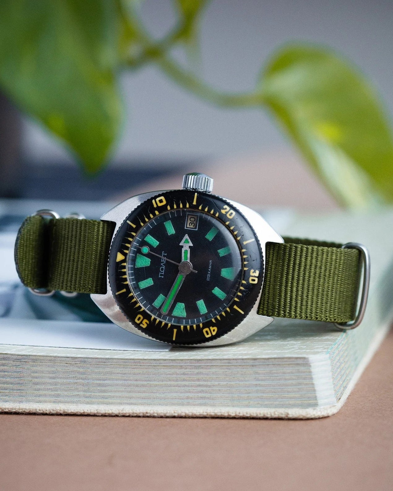 Poljot Automatic Watch «Poljot Amphibian» - Diver's Automatic Watch - VintageDuMarko