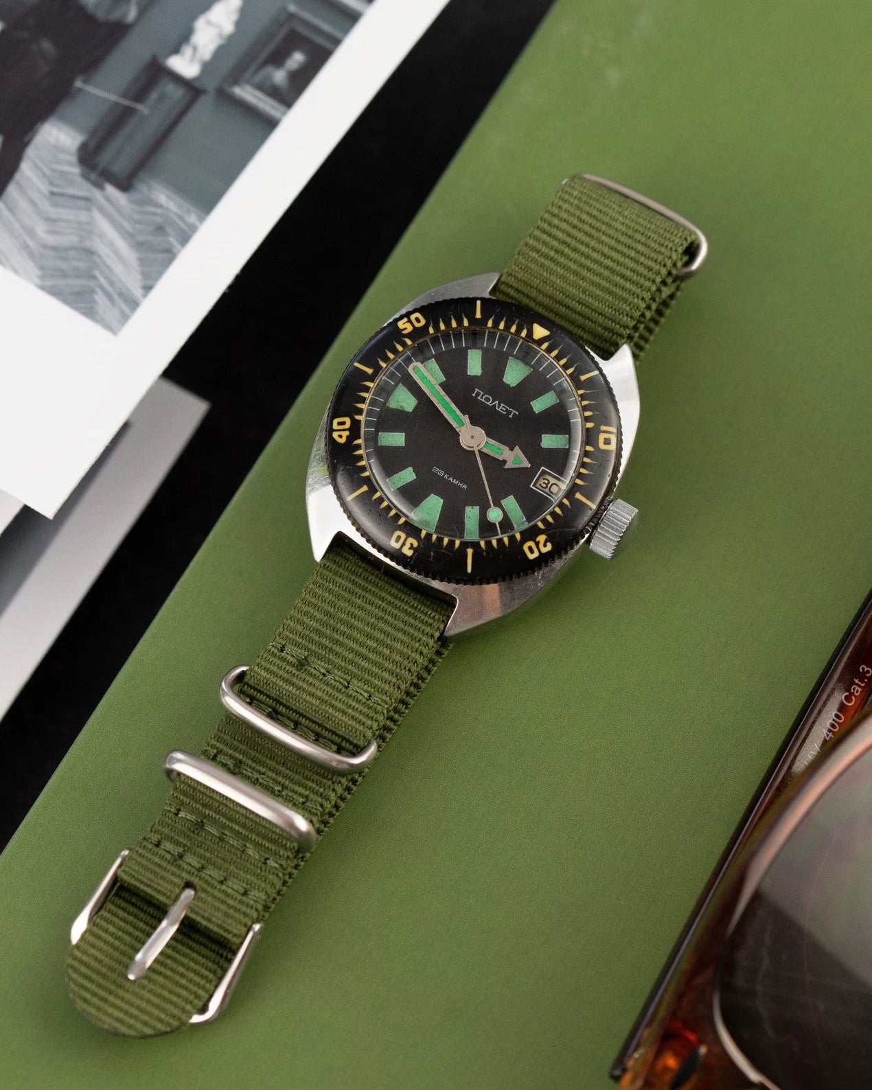 Poljot Automatic Watch «Poljot Amphibian» - Diver's Automatic Watch - VintageDuMarko