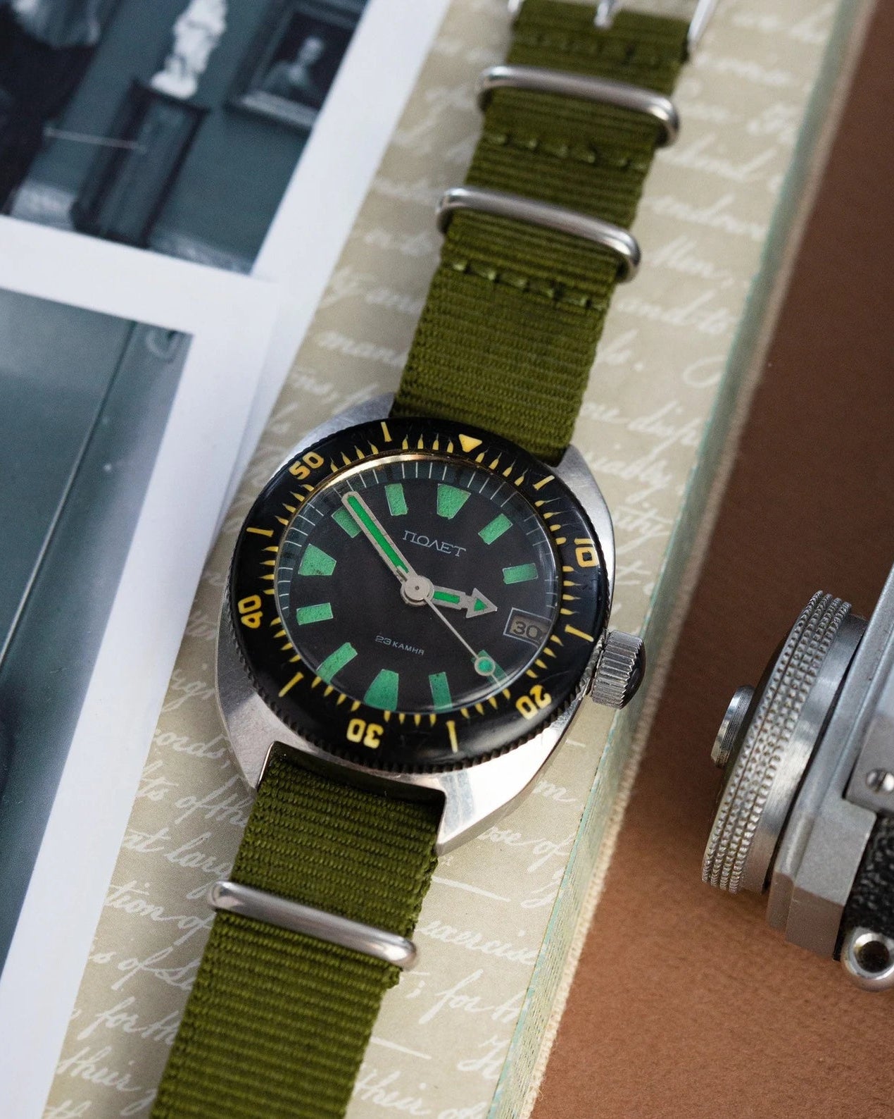 Poljot Automatic Watch «Poljot Amphibian» - Diver's Automatic Watch - VintageDuMarko