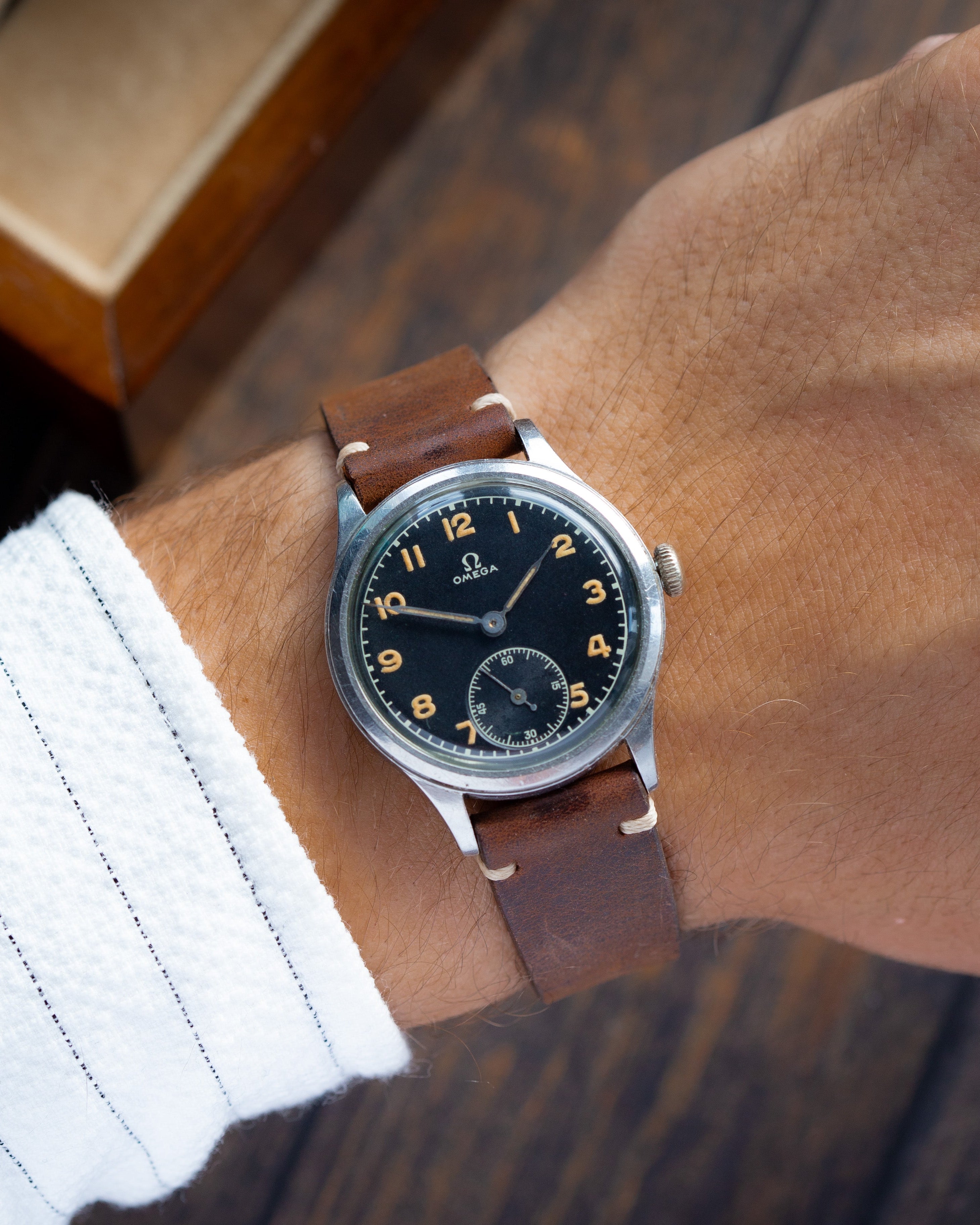 Rare Military Omega Watch - Swiss Premium Watch from 1940s - VintageDuMarko