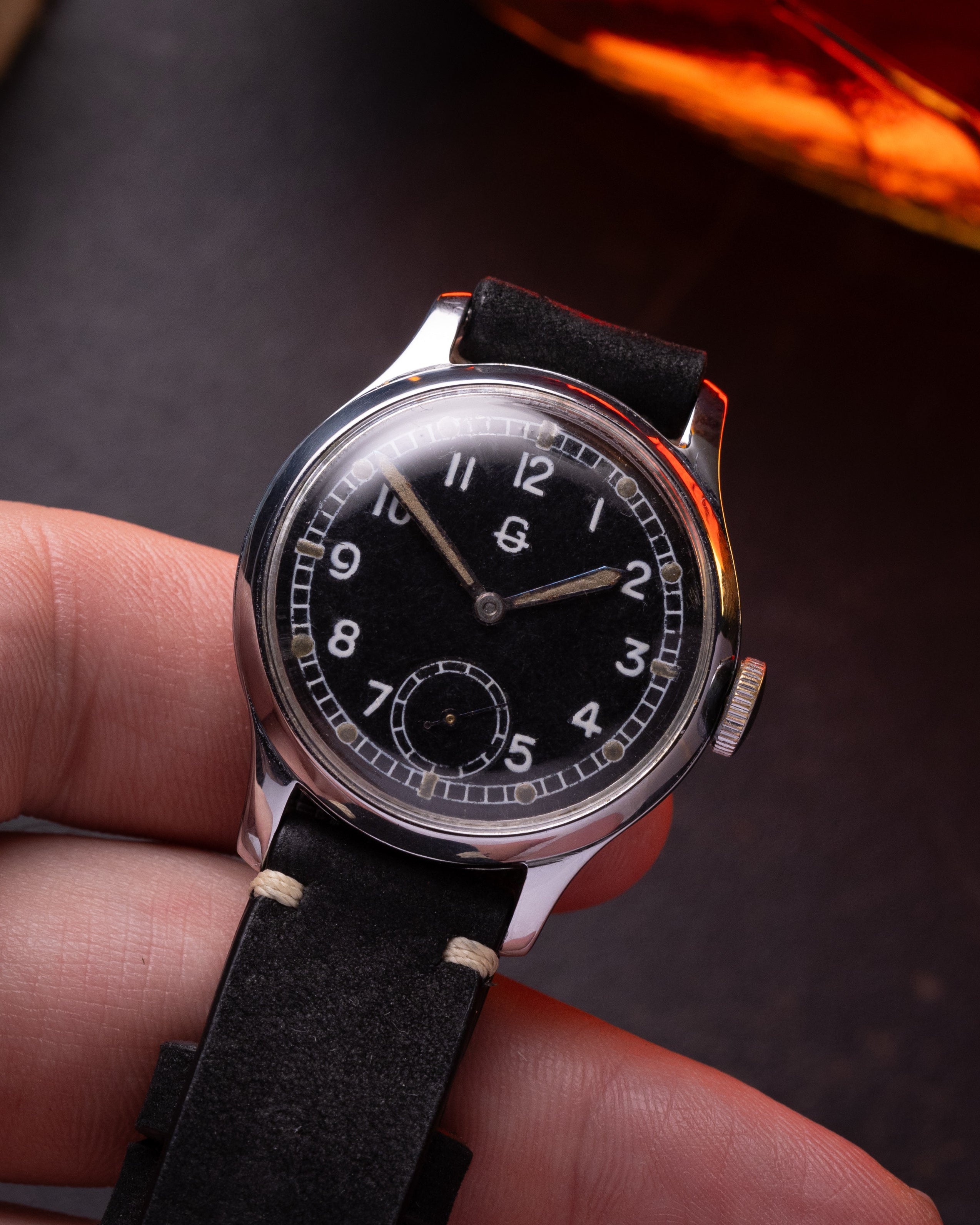 Rare military watch "GUB Glashutte" Urofa, Cal.61 - VintageDuMarko
