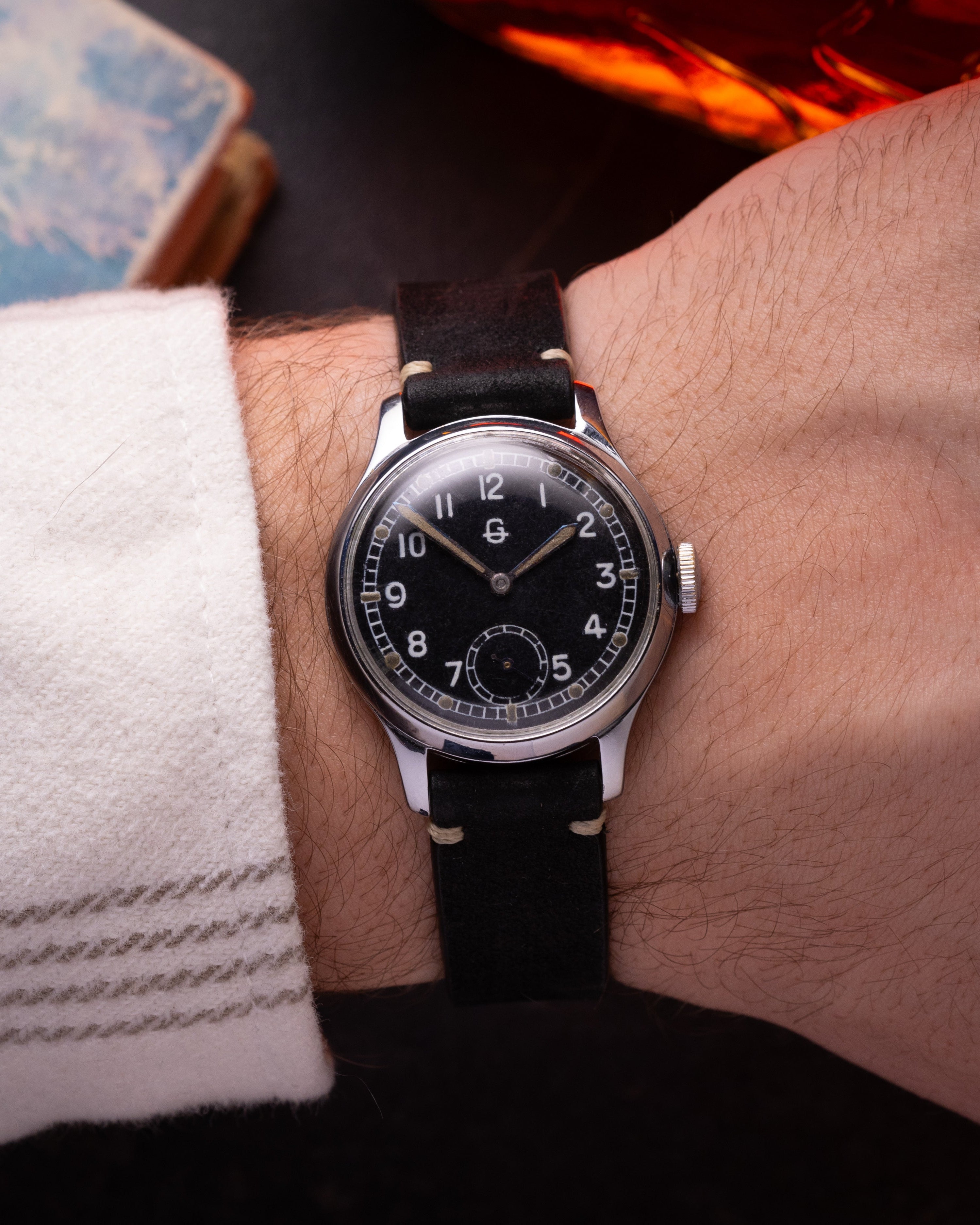 Rare military watch "GUB Glashutte" Urofa, Cal.61 - VintageDuMarko