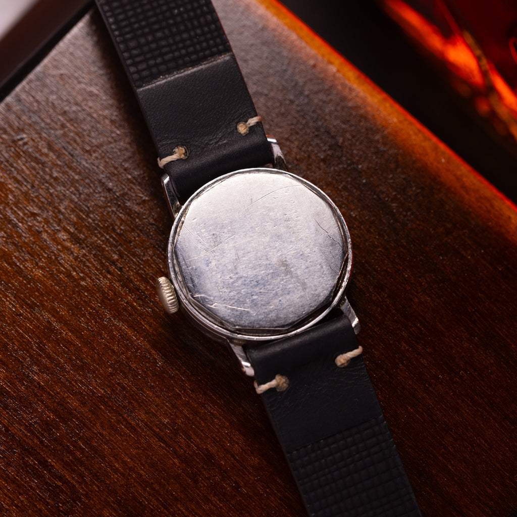 Rare Movado Watch in Borgel 28 mm case, Military Antique Rare Watch - VintageDuMarko