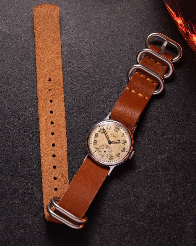 Rare Vintage American WW2 Watch "Elgin", USA Army Watch - VintageDuMarko