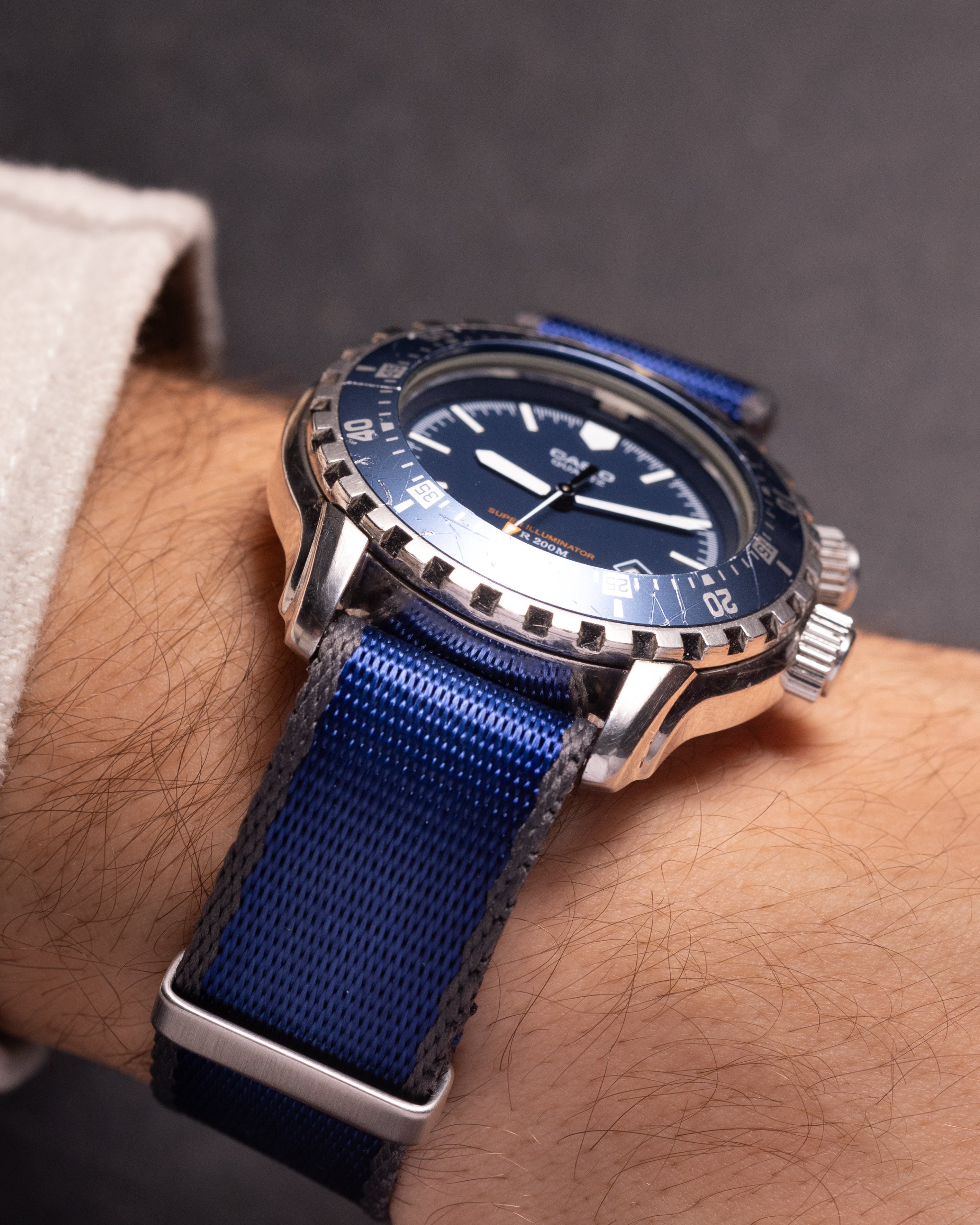 Rare Vintage Casio Super Illuminator Watch, Dive 200 M watch - VintageDuMarko