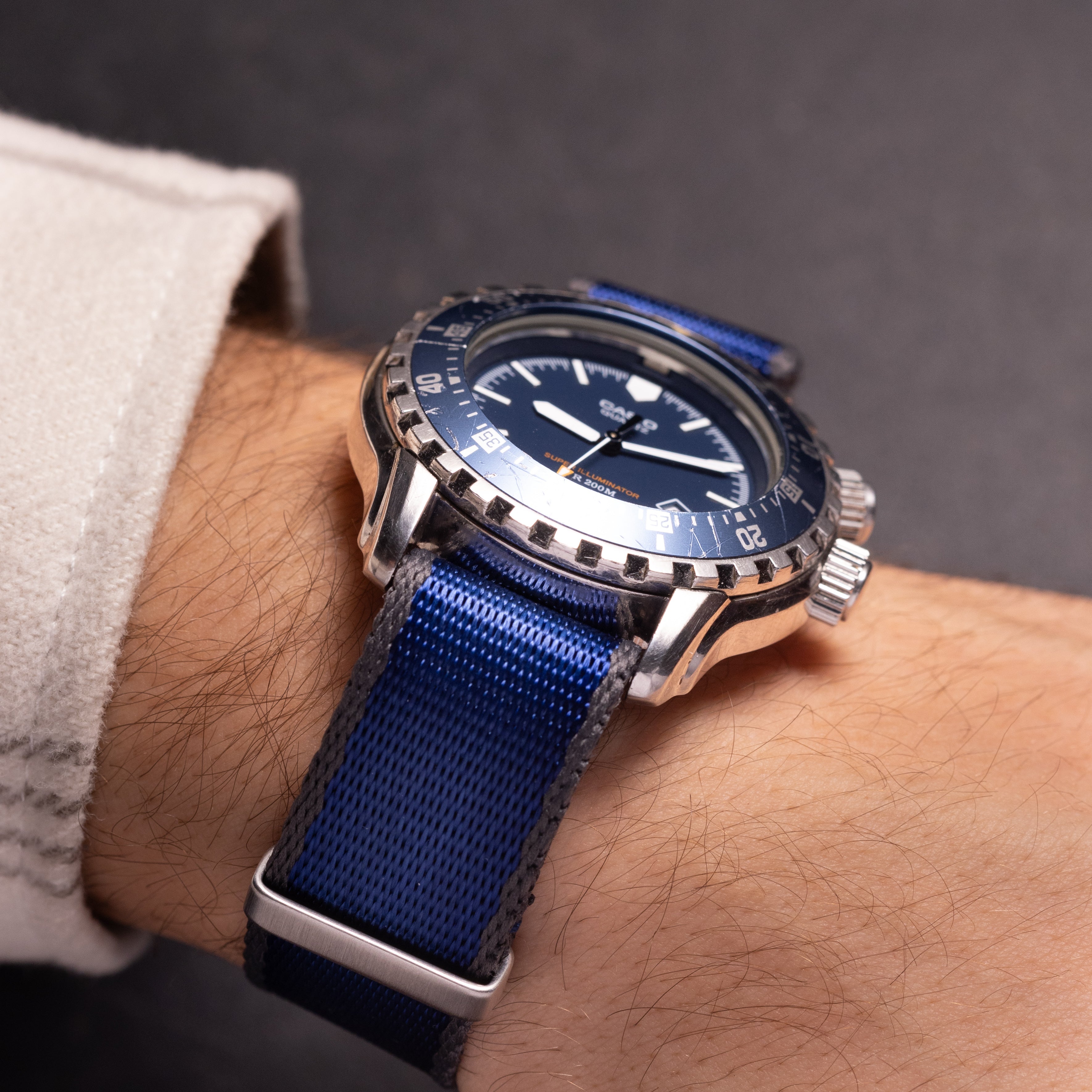 Rare Vintage Casio Super Illuminator Watch, Dive 200 M watch - VintageDuMarko