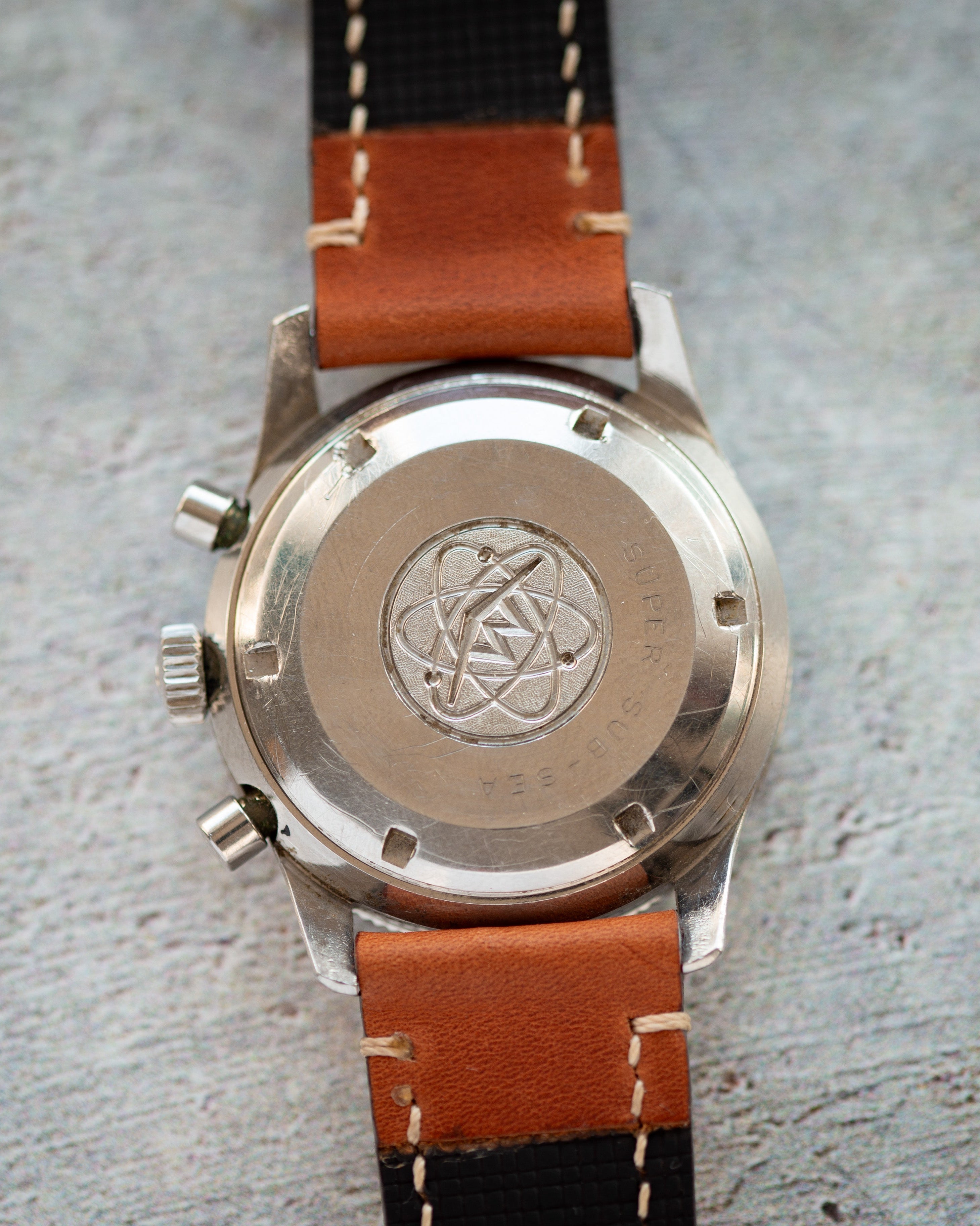 Rare Vintage Dive Chronograph "Movado M95 Super Sub Sea" Watch, Military Watch from 1960’s - VintageDuMarko