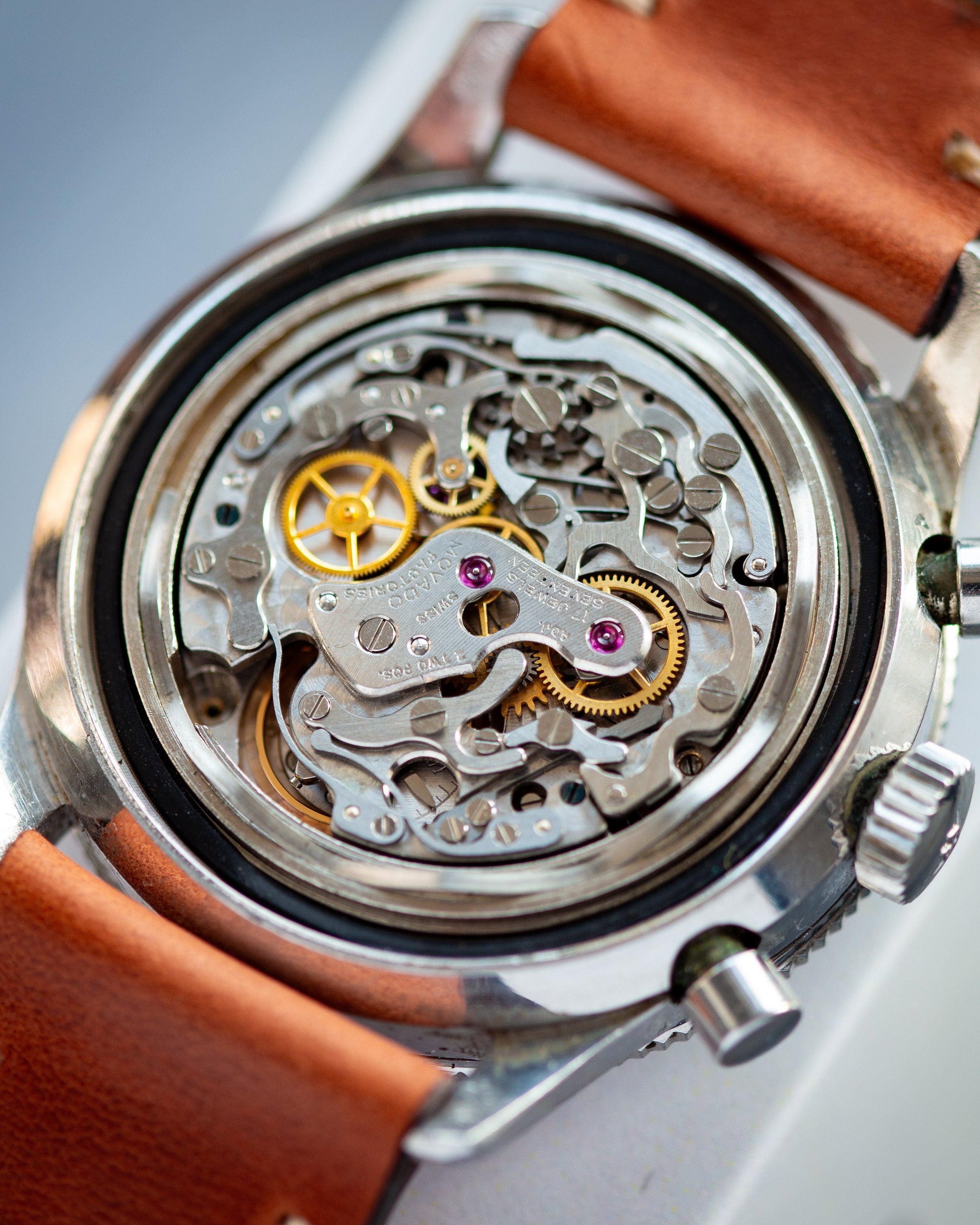 Rare Vintage Dive Chronograph "Movado M95 Super Sub Sea" Watch, Military Watch from 1960’s - VintageDuMarko