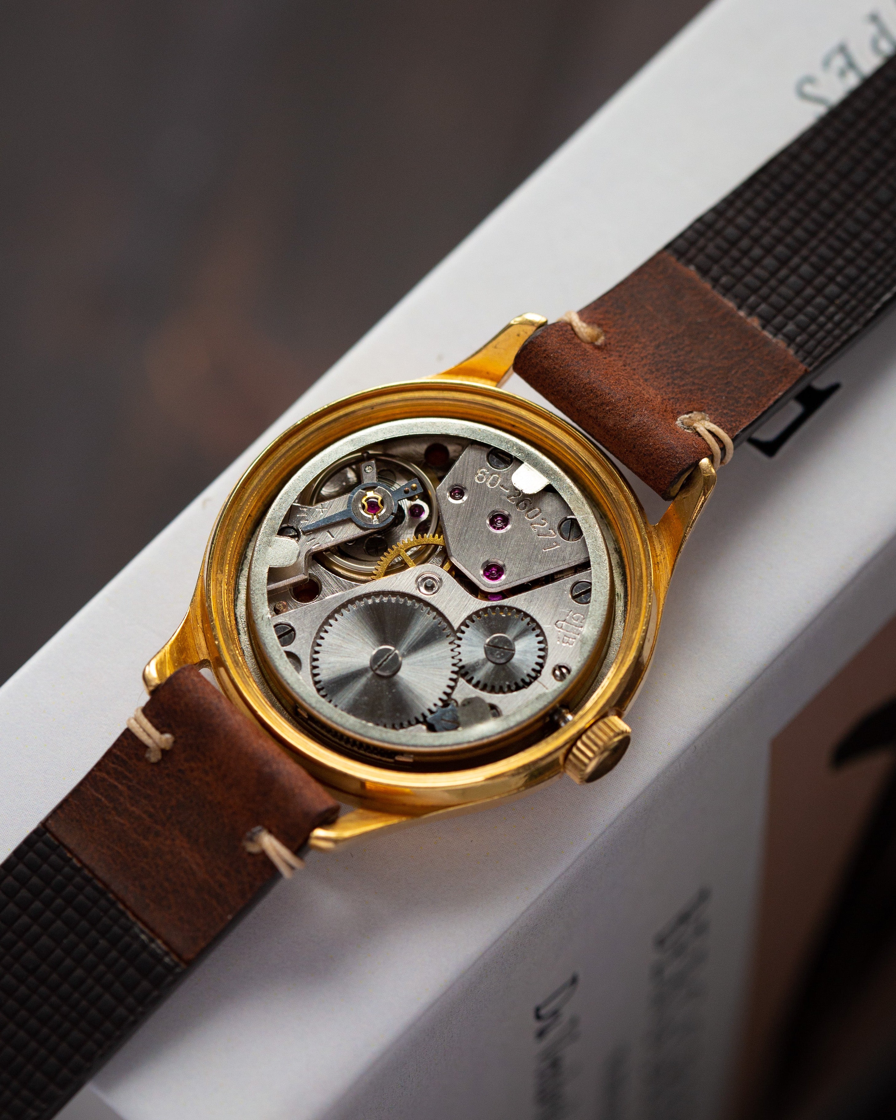 Rare Vintage German Gold Watch "GUB Glashutte", Authentic Old Watch - VintageDuMarko