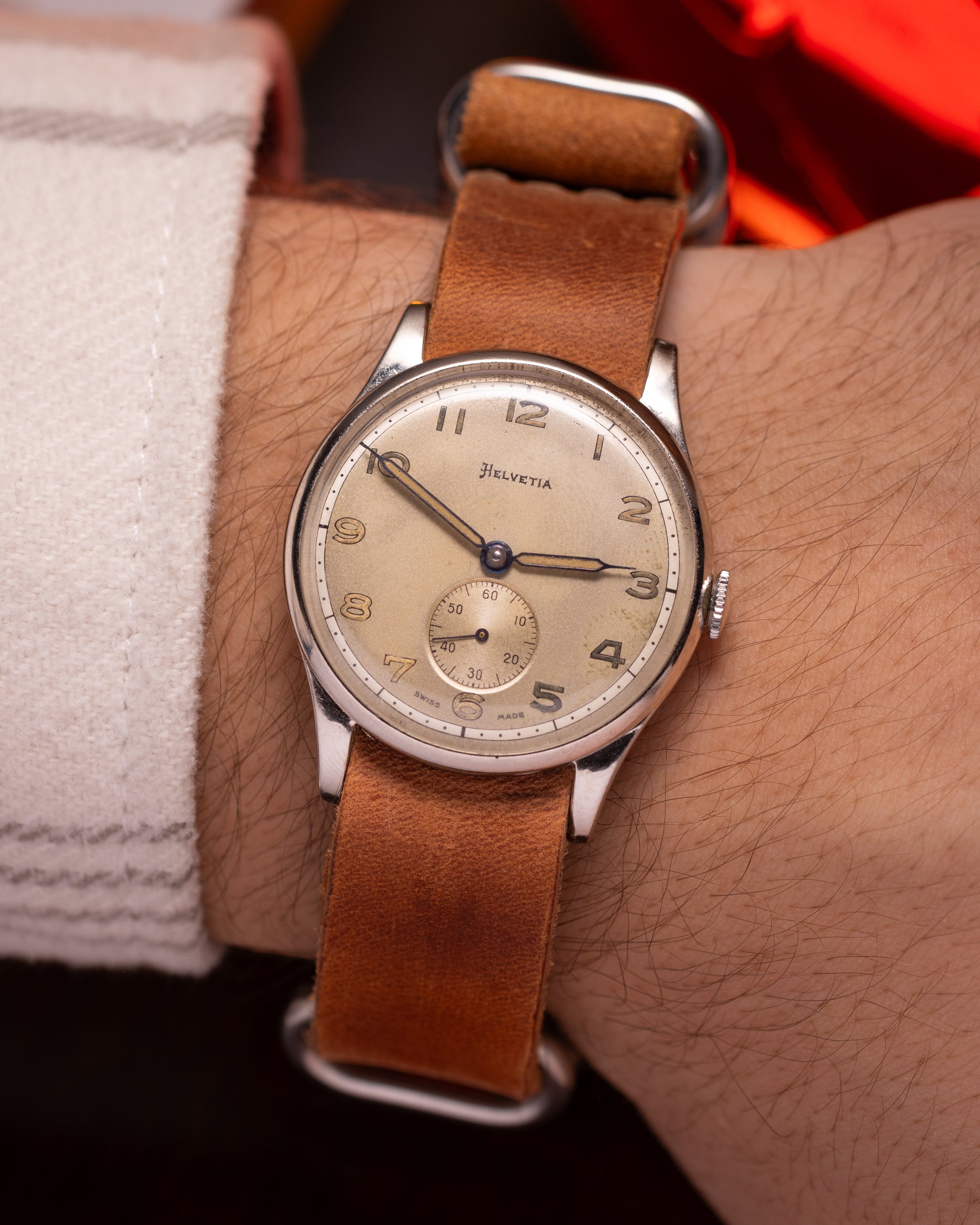 Rare Vintage "Helvetia" Pilot Military Watch - VintageDuMarko