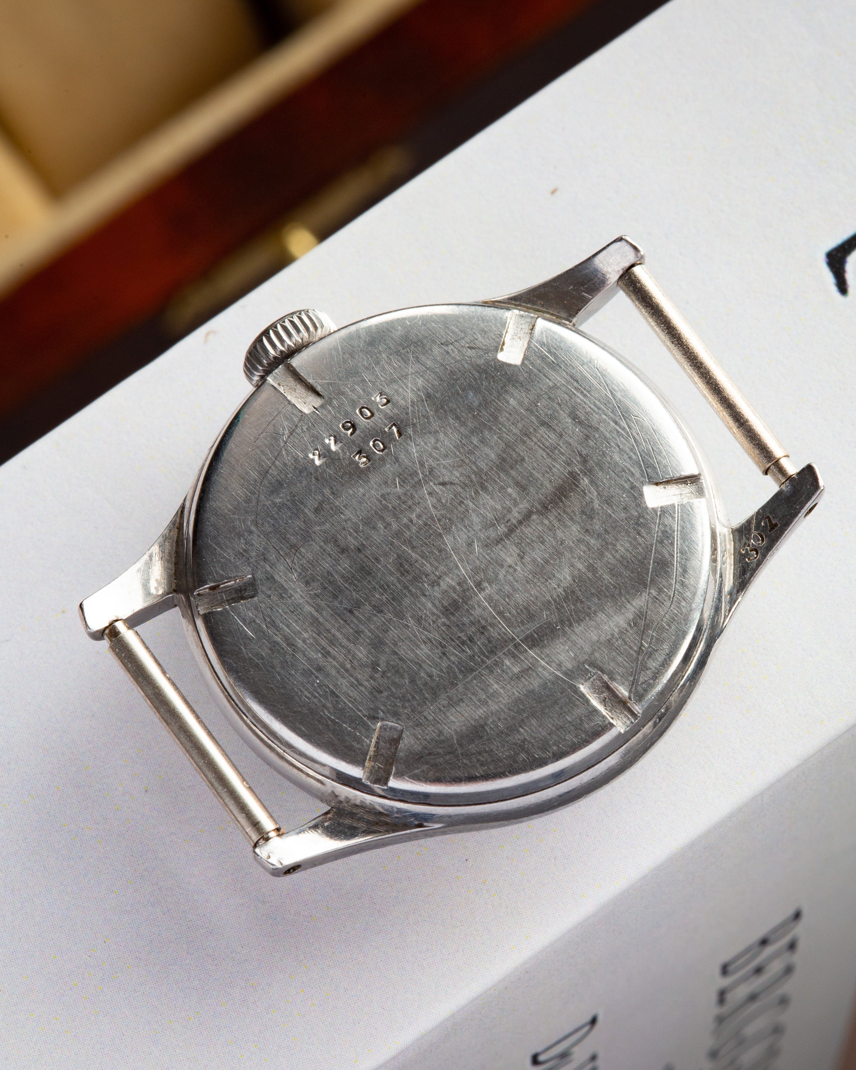 Rare Vintage "Longines" Black Dial, Swiss Military Watch - VintageDuMarko