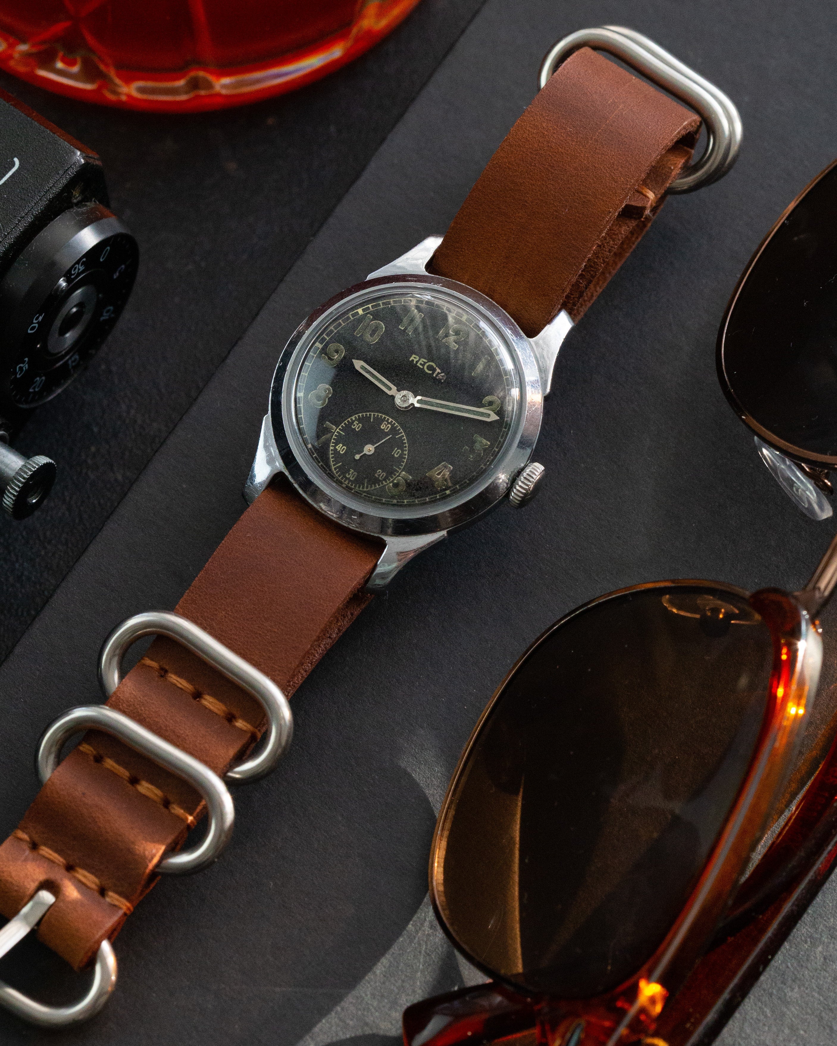 Rare Vintage «Recta» Watch for Men with NATO Strap - VintageDuMarko