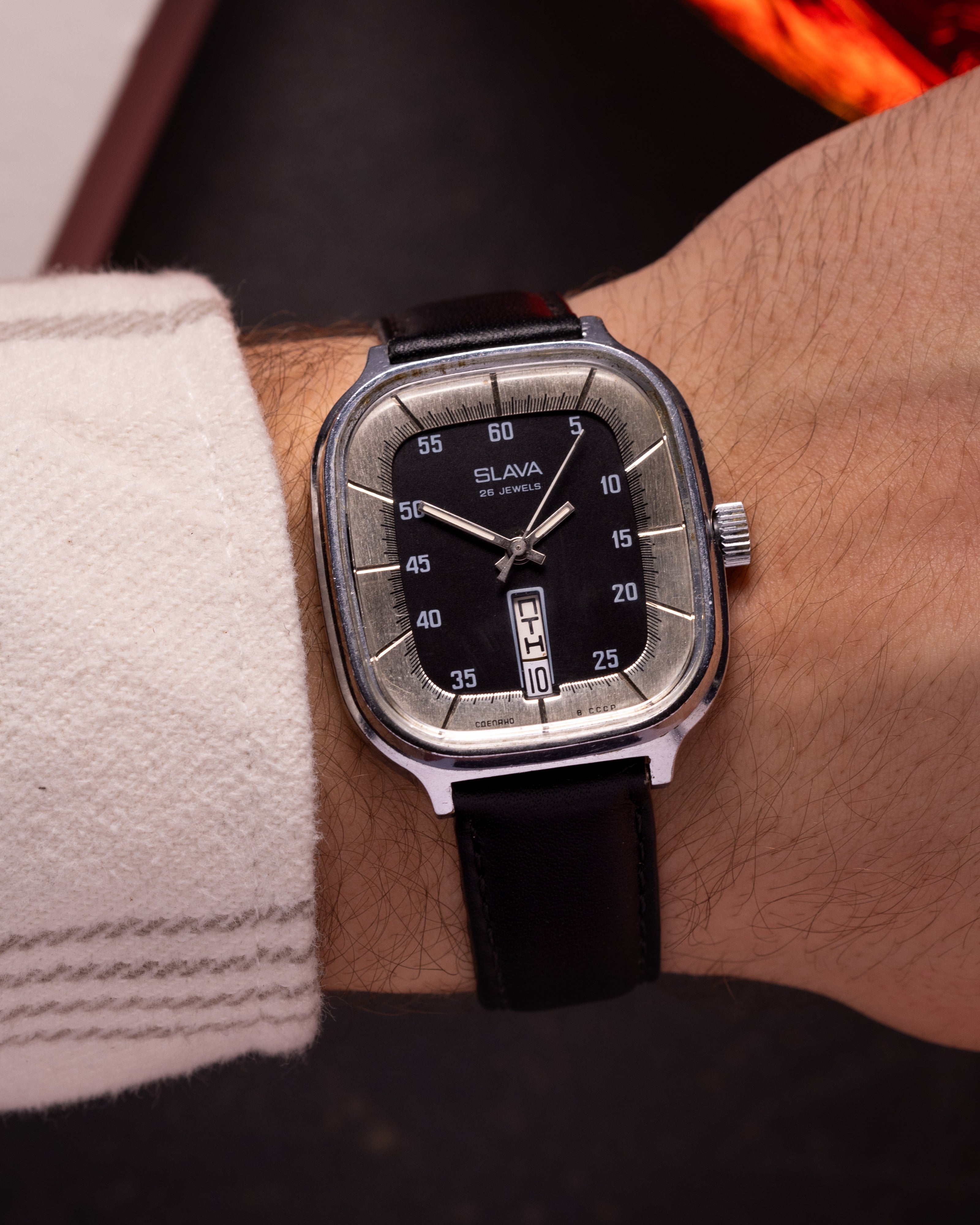 Rare Vintage "Slava Fridge" Soviet Watch, Collectible Mechanical Men's Watch - VintageDuMarko