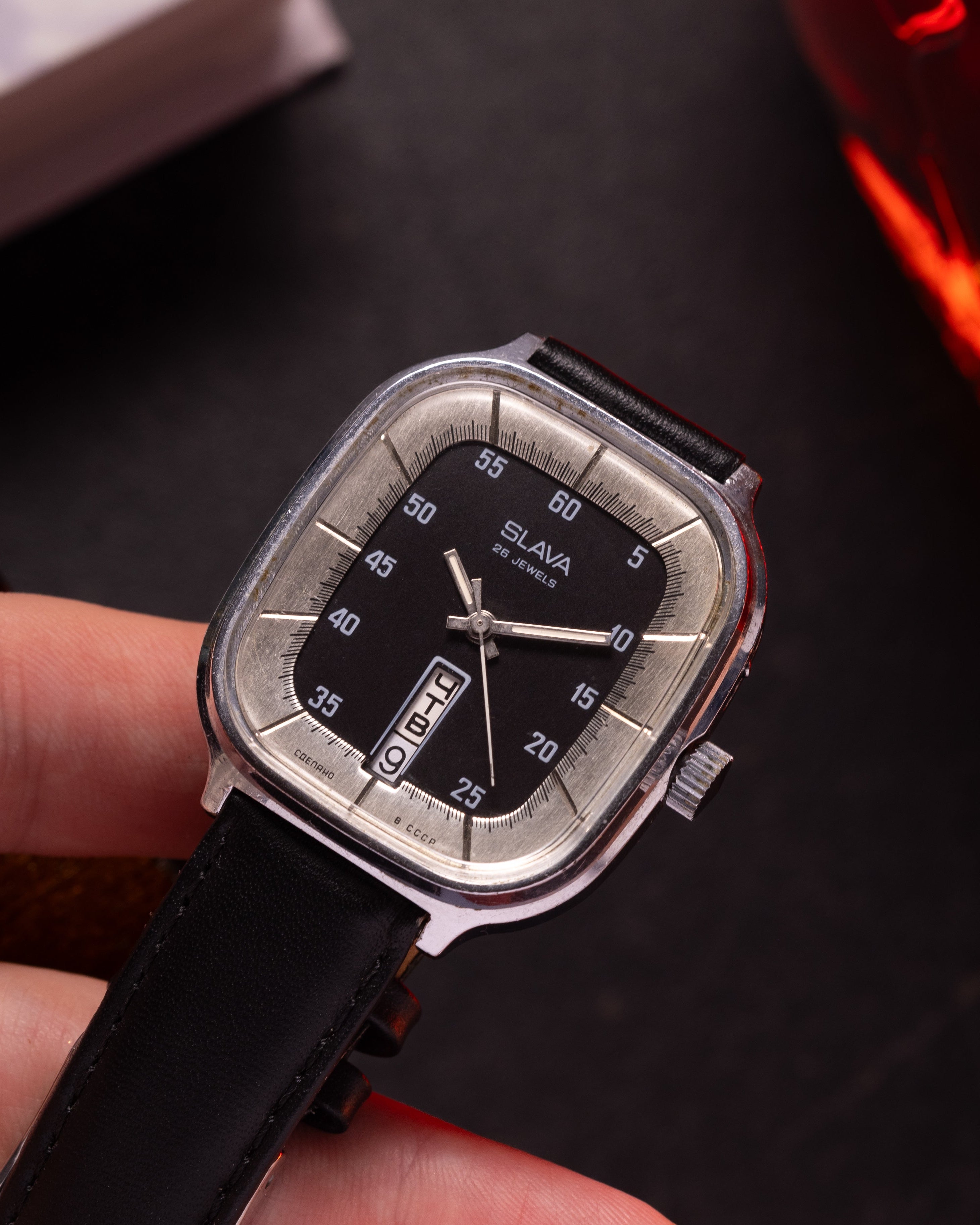 Rare Vintage "Slava Fridge" Soviet Watch, Collectible Mechanical Men's Watch - VintageDuMarko