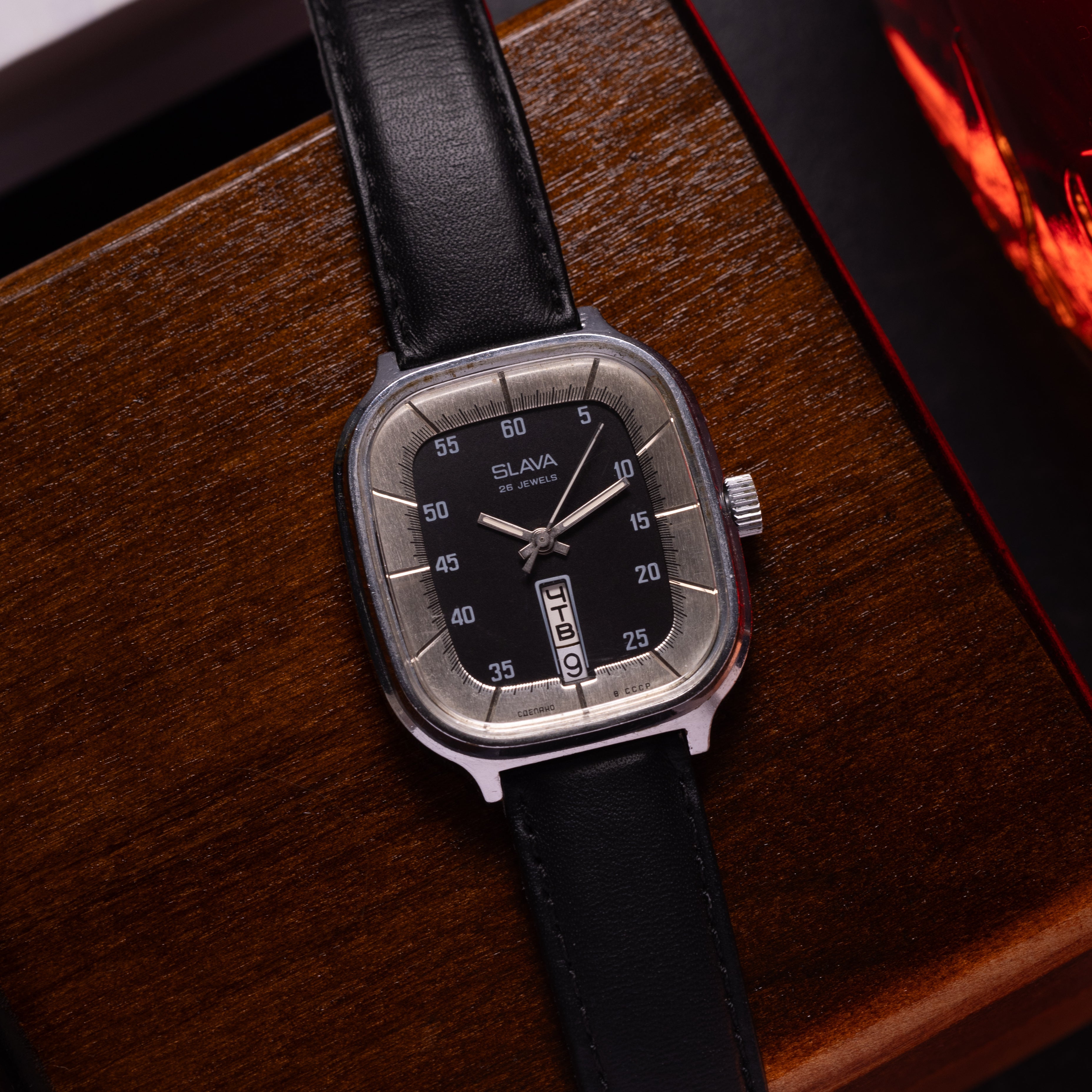 Rare Vintage "Slava Fridge" Soviet Watch, Collectible Mechanical Men's Watch - VintageDuMarko