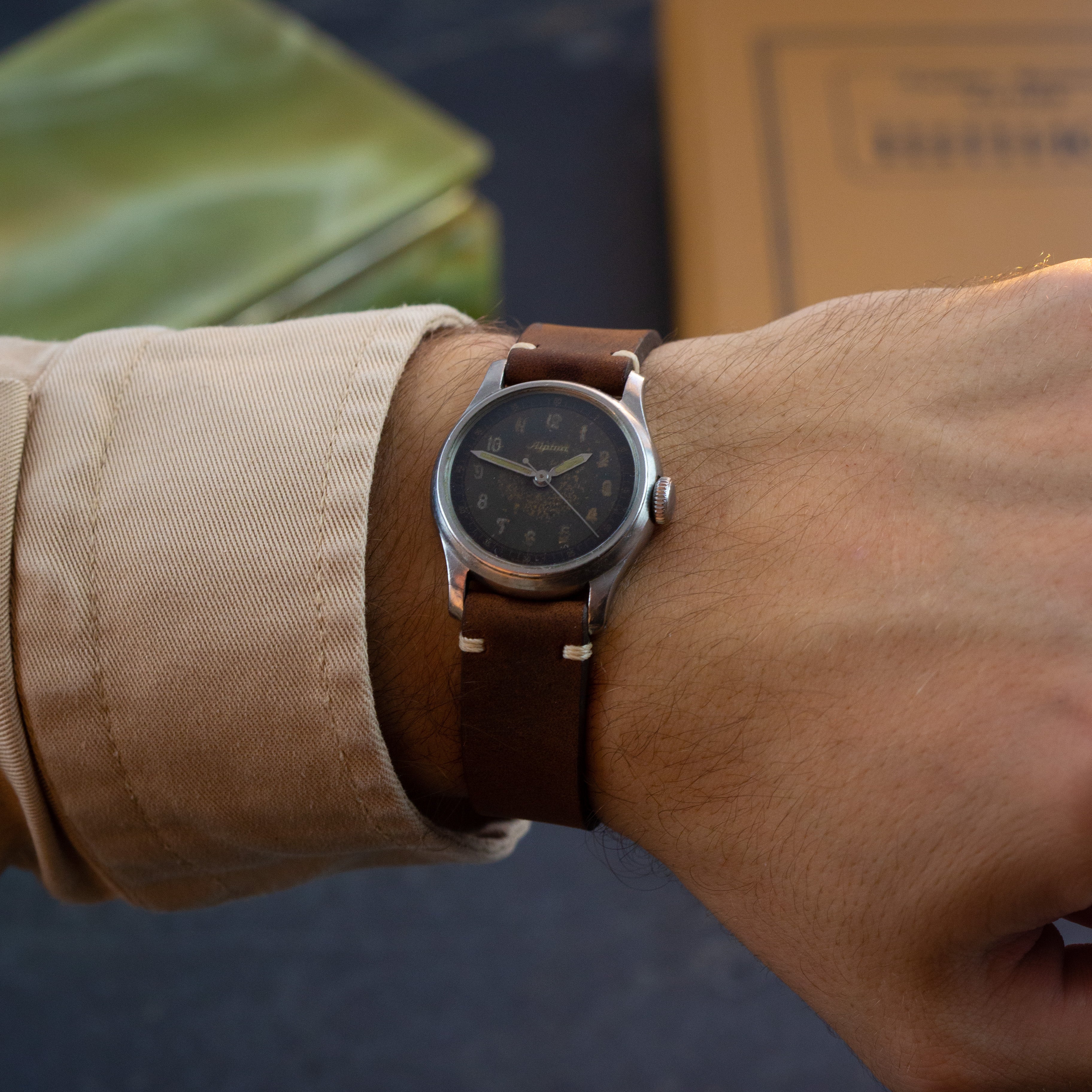 Rare Vintage WW2 Watch «Alpina» - Military Swiss Watch - VintageDuMarko