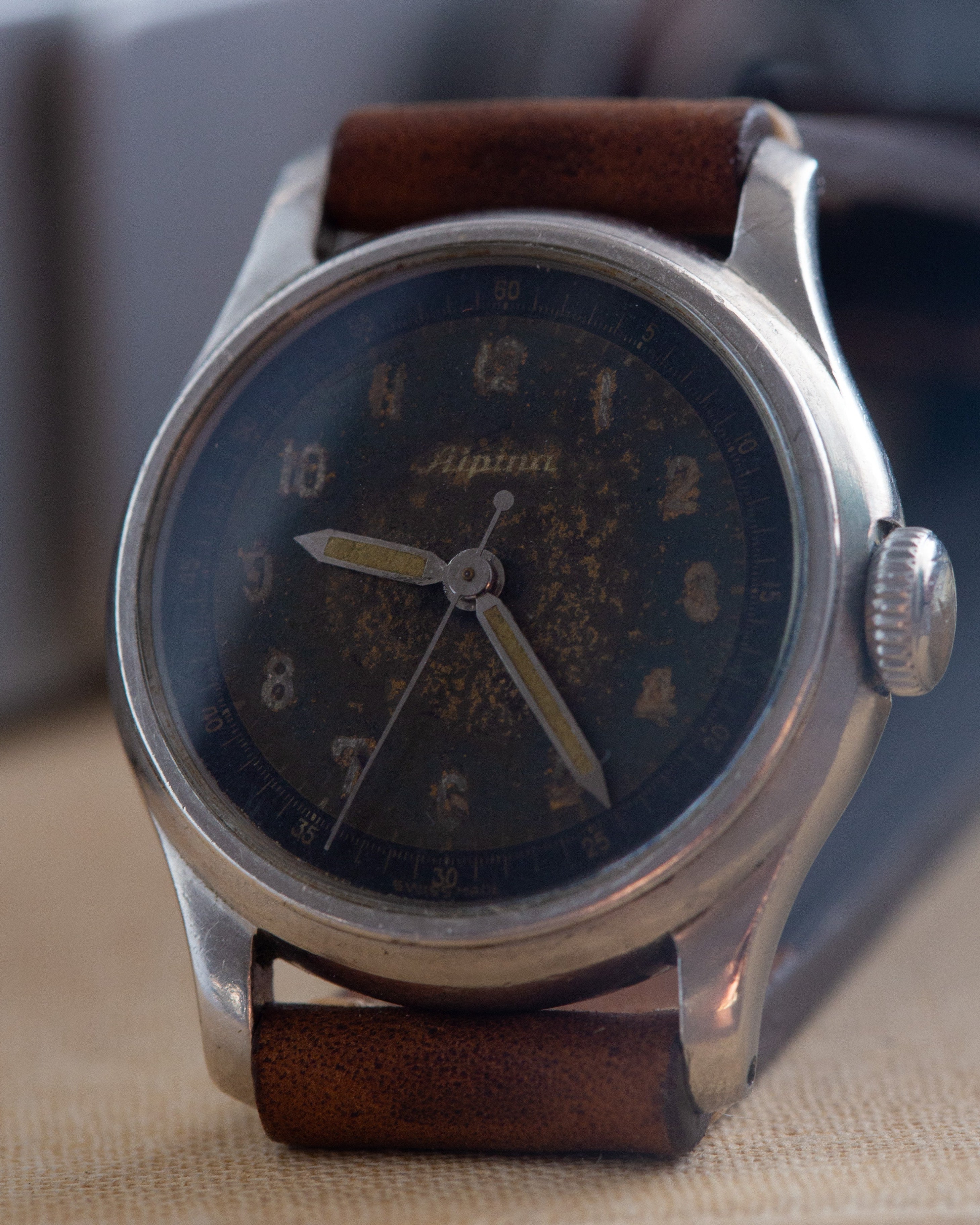 Rare Vintage WW2 Watch «Alpina» - Military Swiss Watch - VintageDuMarko