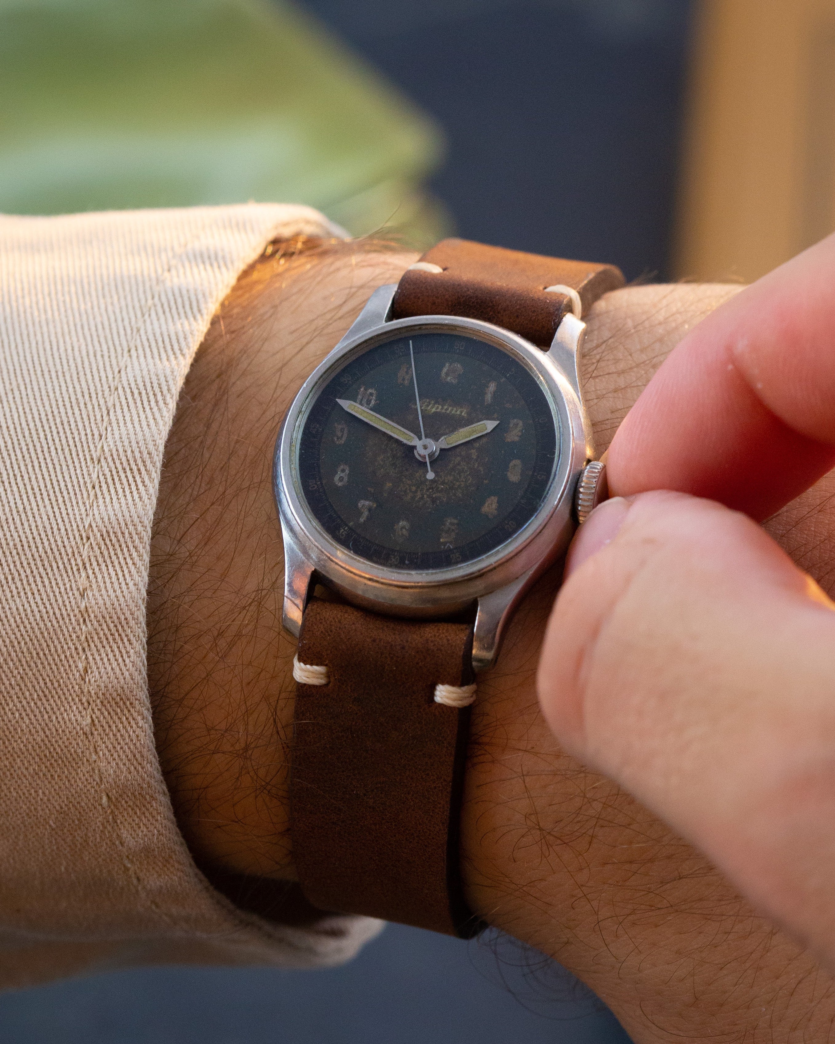 Rare Vintage WW2 Watch «Alpina» - Military Swiss Watch - VintageDuMarko