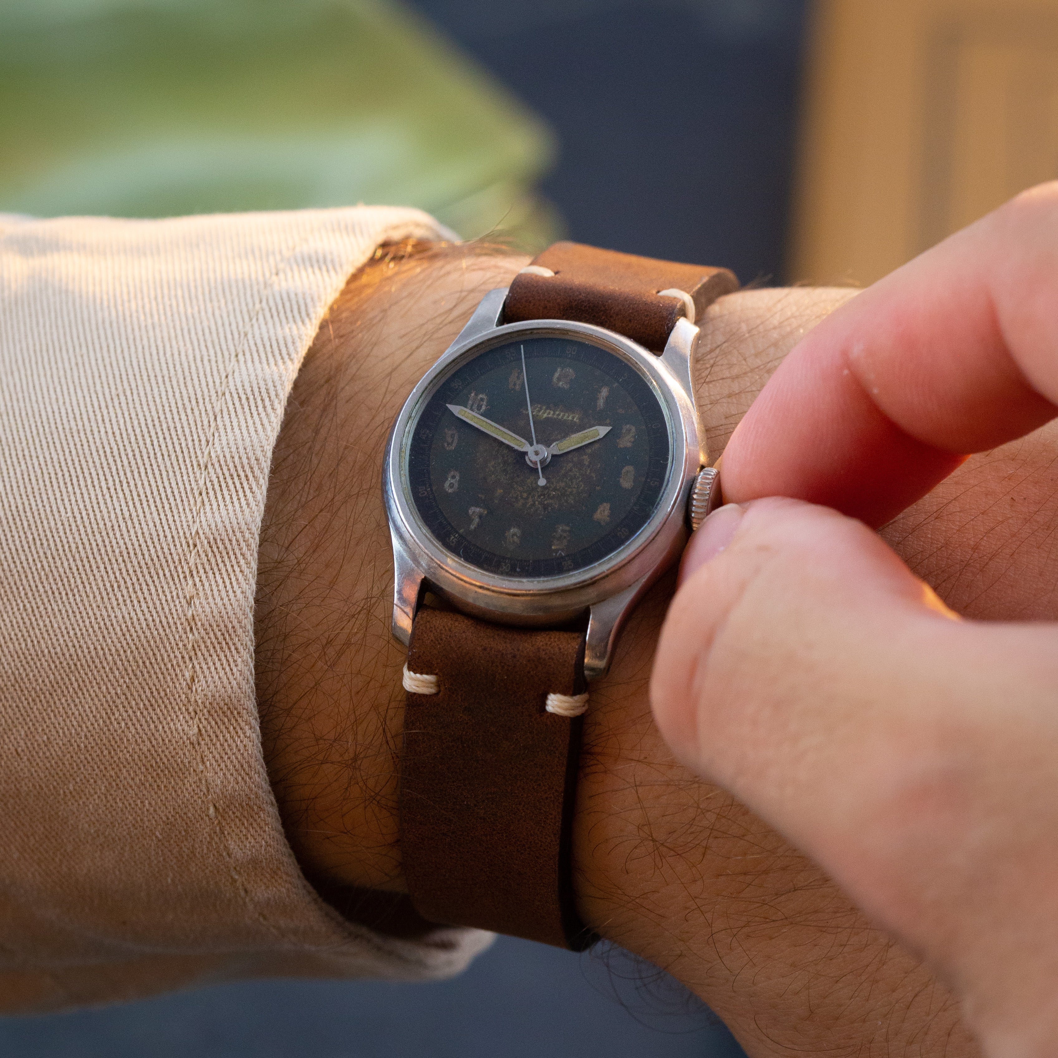 Rare Vintage WW2 Watch «Alpina» - Military Swiss Watch - VintageDuMarko