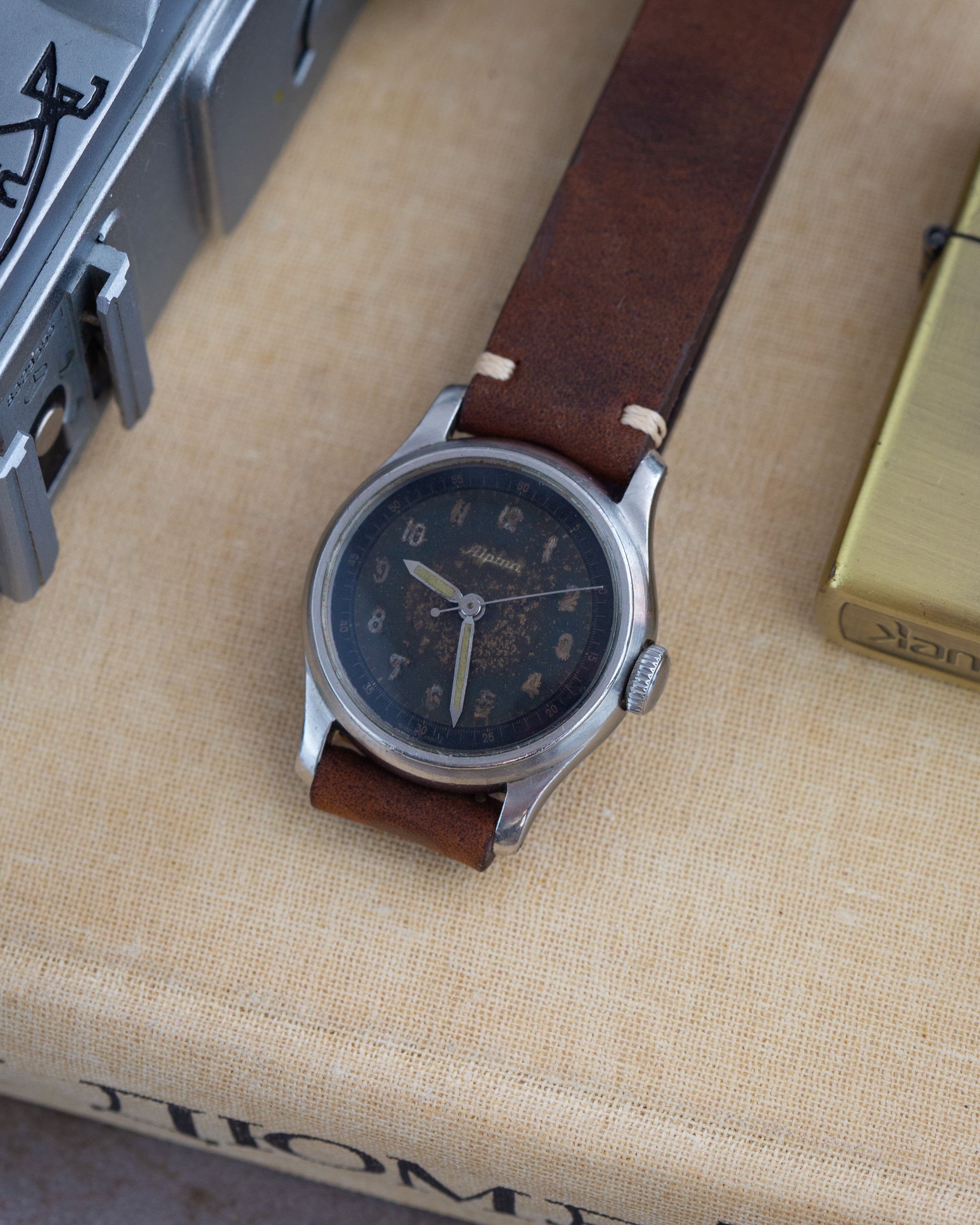 Rare Vintage WW2 Watch «Alpina» - Military Swiss Watch - VintageDuMarko