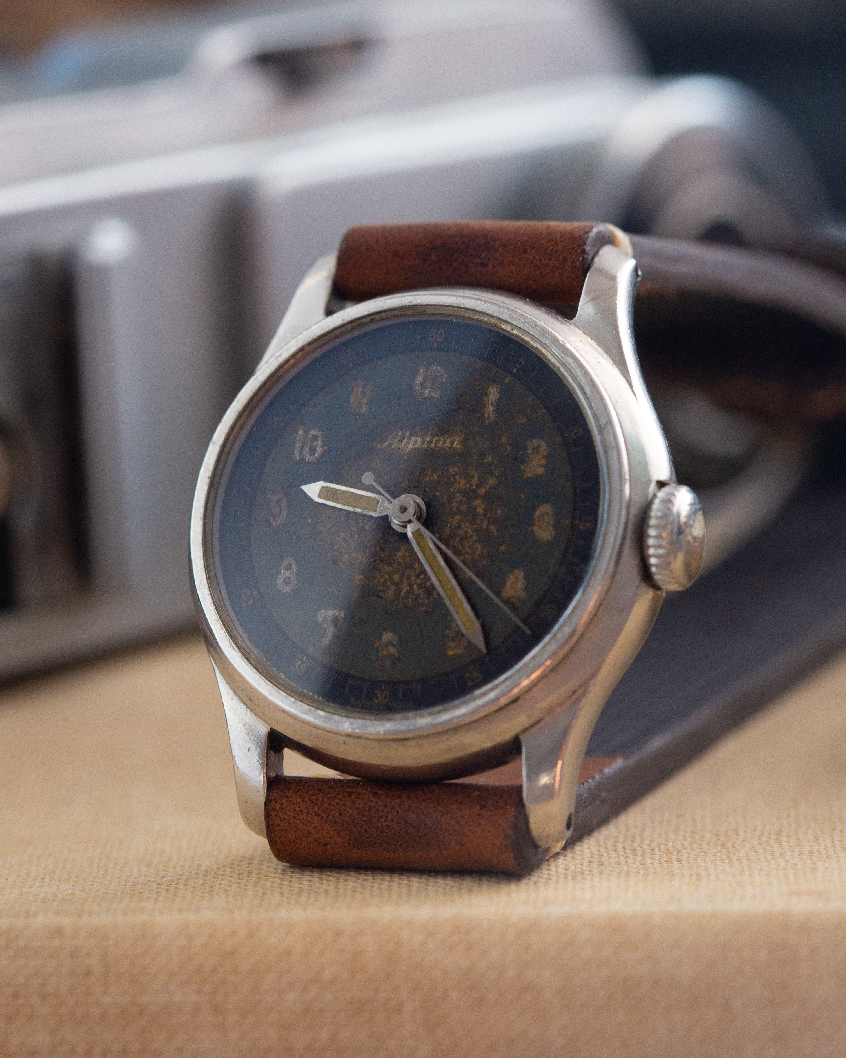 Rare Vintage WW2 Watch «Alpina» - Military Swiss Watch - VintageDuMarko