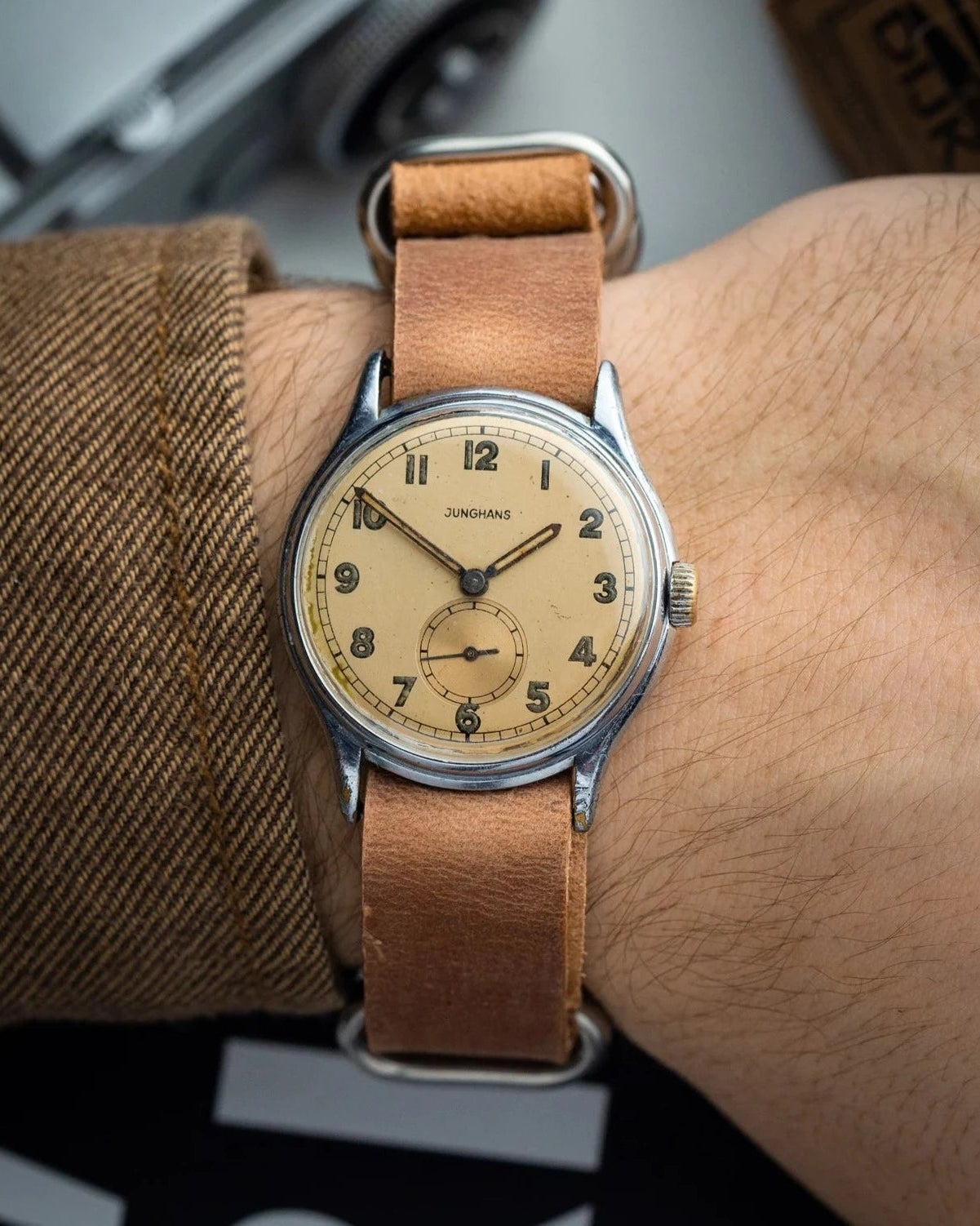 Rare Watch "Junghans" from 1950's, Vintage German Military Watch - VintageDuMarko