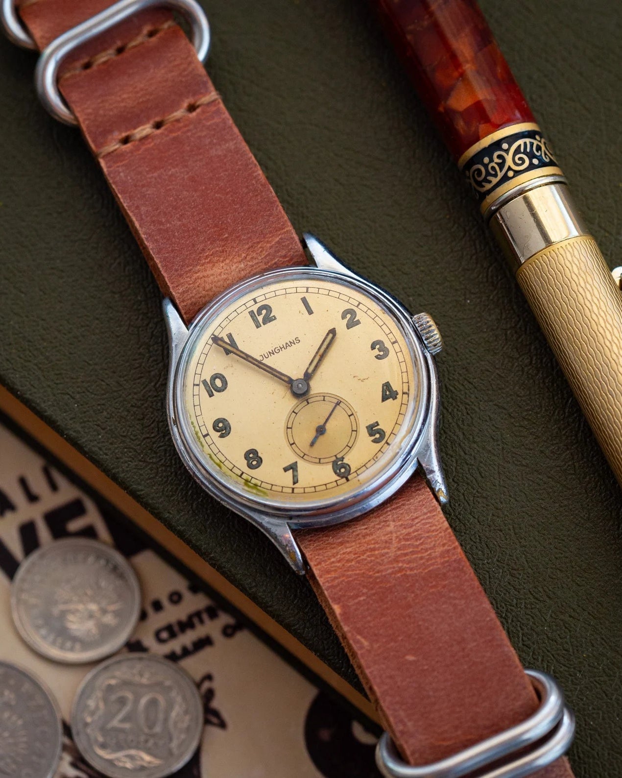 Rare Watch "Junghans" from 1950's, Vintage German Military Watch - VintageDuMarko