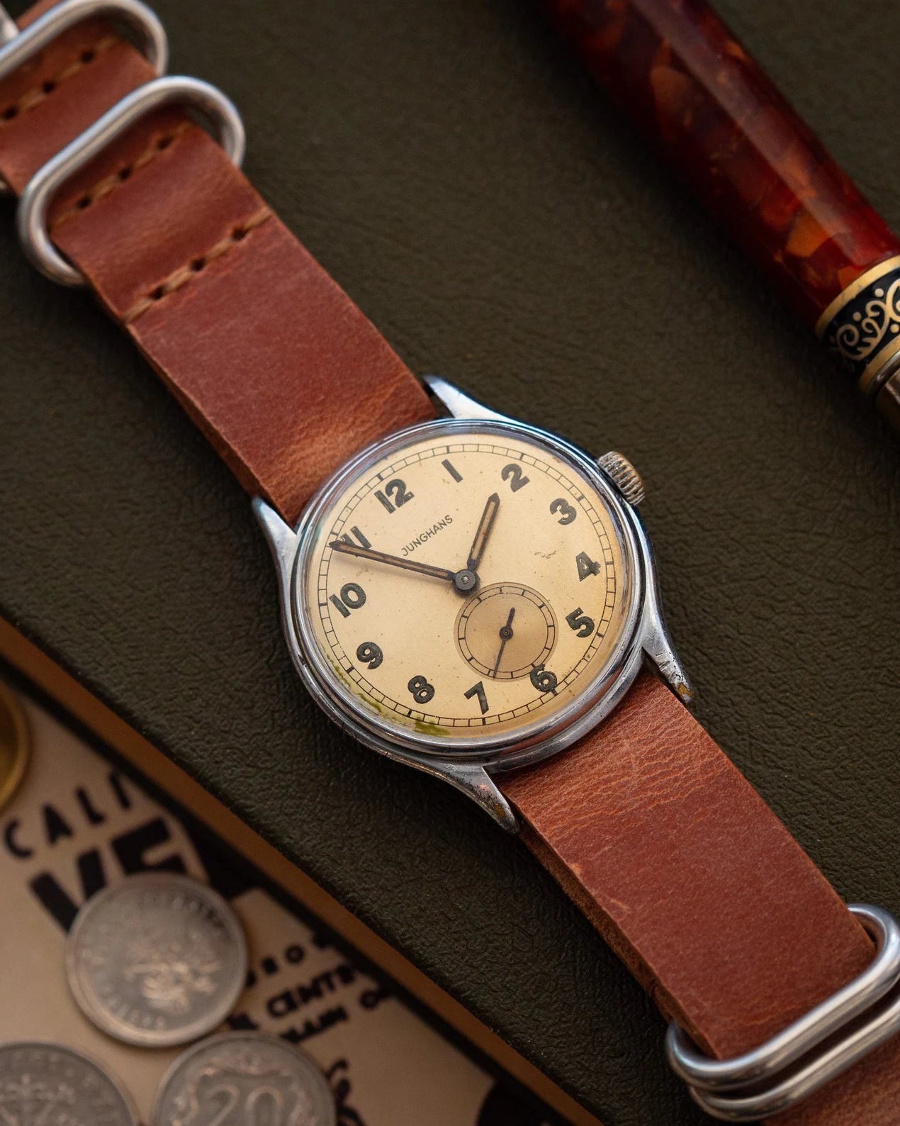 Rare Watch "Junghans" from 1950's, Vintage German Military Watch - VintageDuMarko