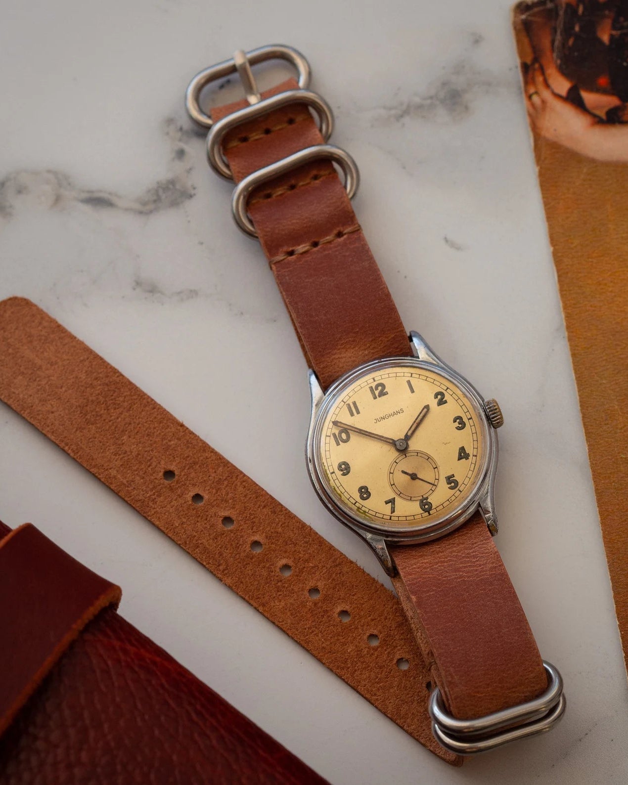 Rare Watch "Junghans" from 1950's, Vintage German Military Watch - VintageDuMarko